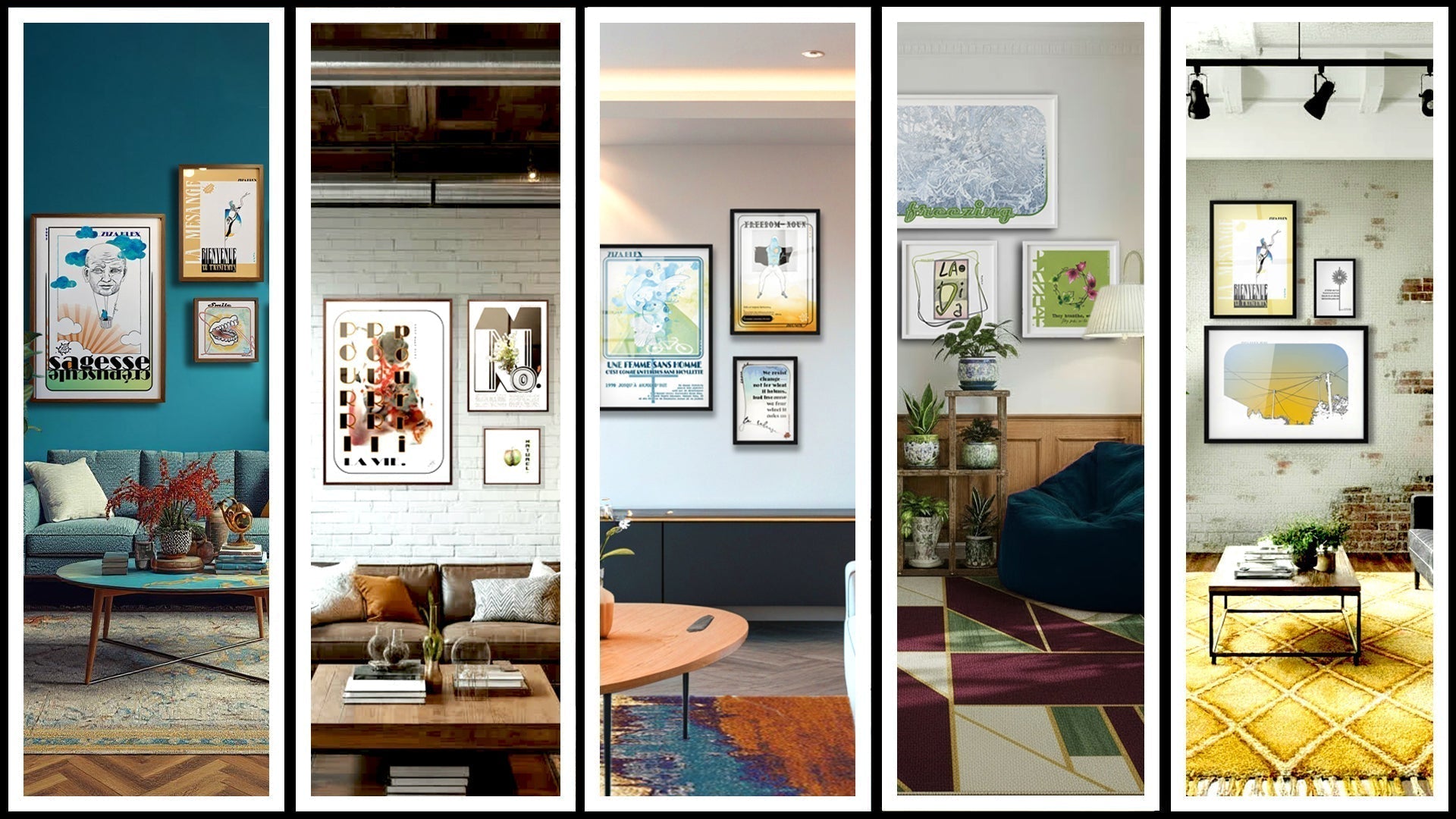 Different Gallery Walls