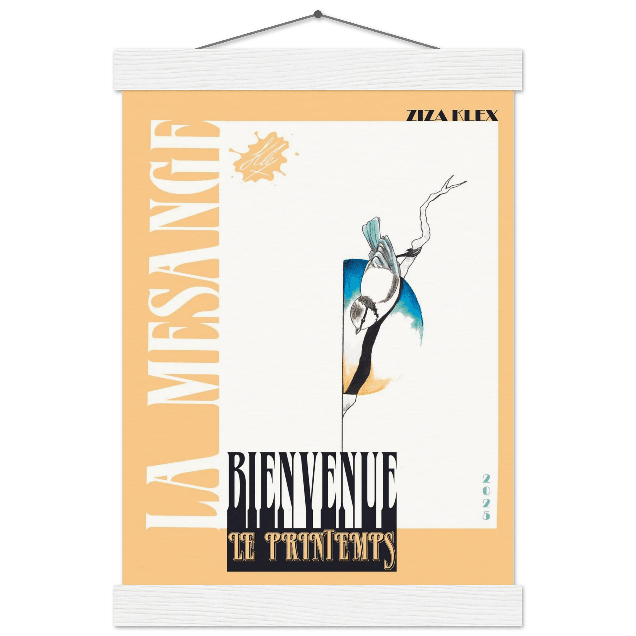 BIENVENUE LE PRINTEMPS *abricot* - KLEX ART