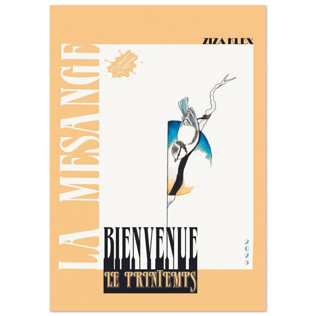 BIENVENUE LE PRINTEMPS *abricot* - KLEX ART