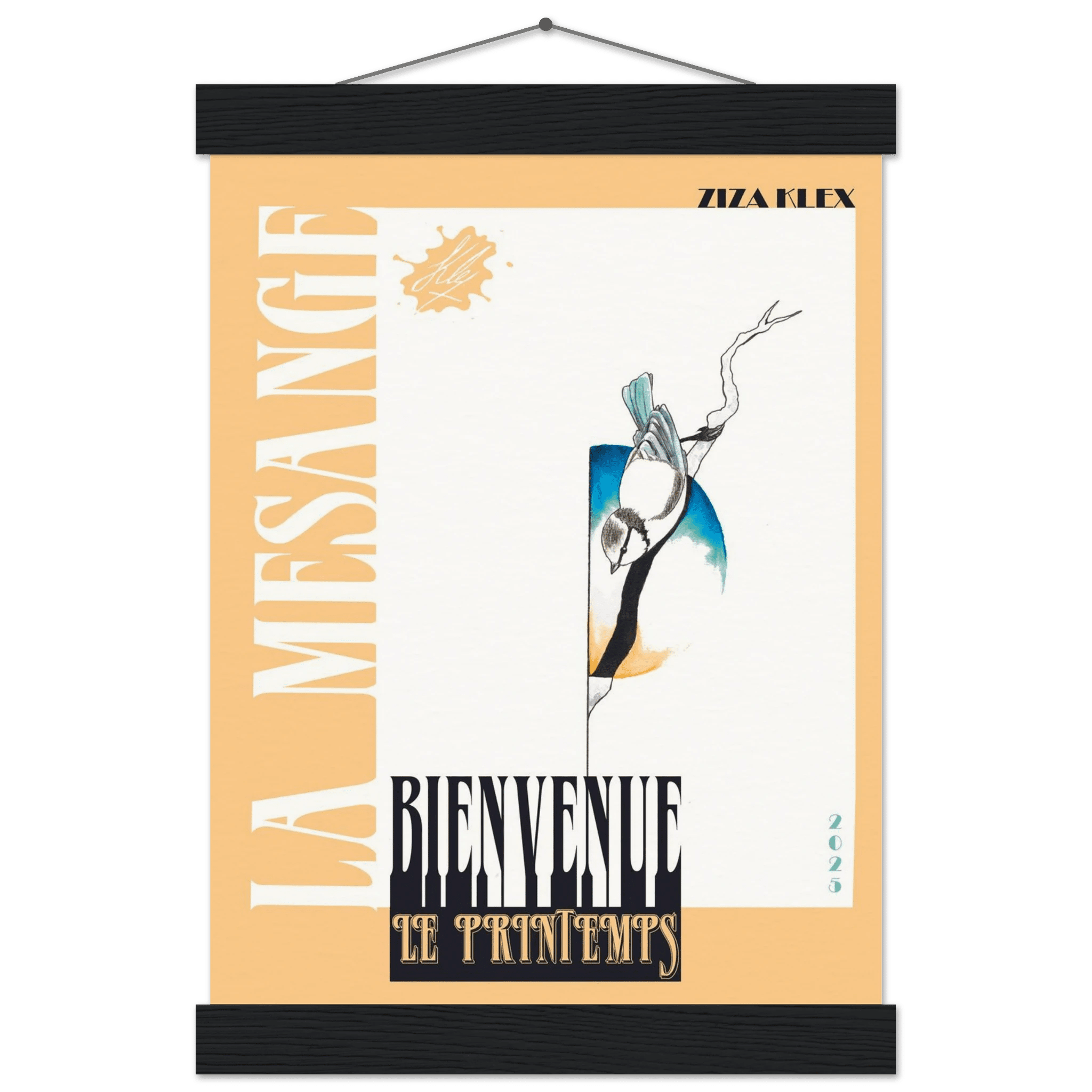 BIENVENUE LE PRINTEMPS *abricot* - KLEX ART