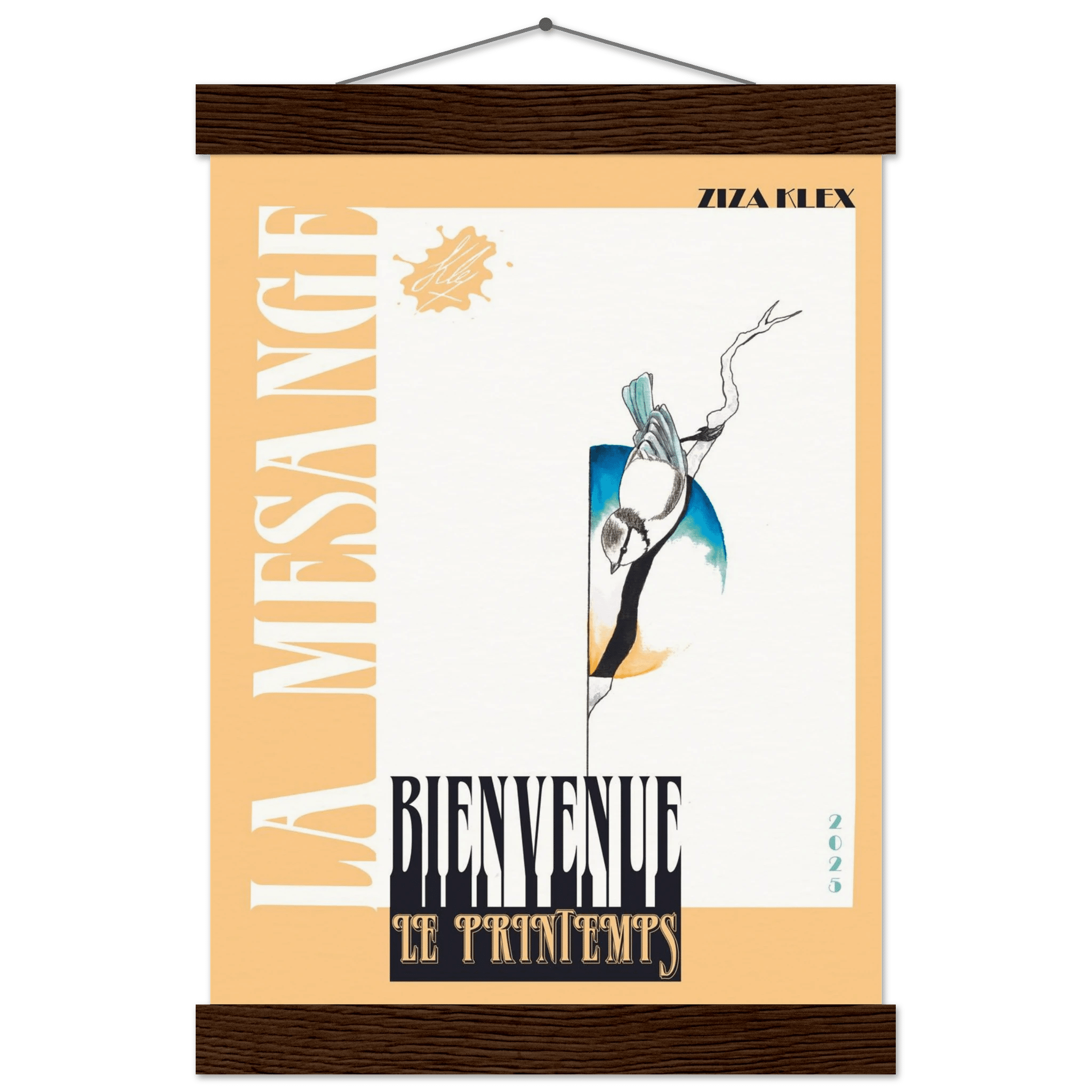 BIENVENUE LE PRINTEMPS *abricot* - KLEX ART