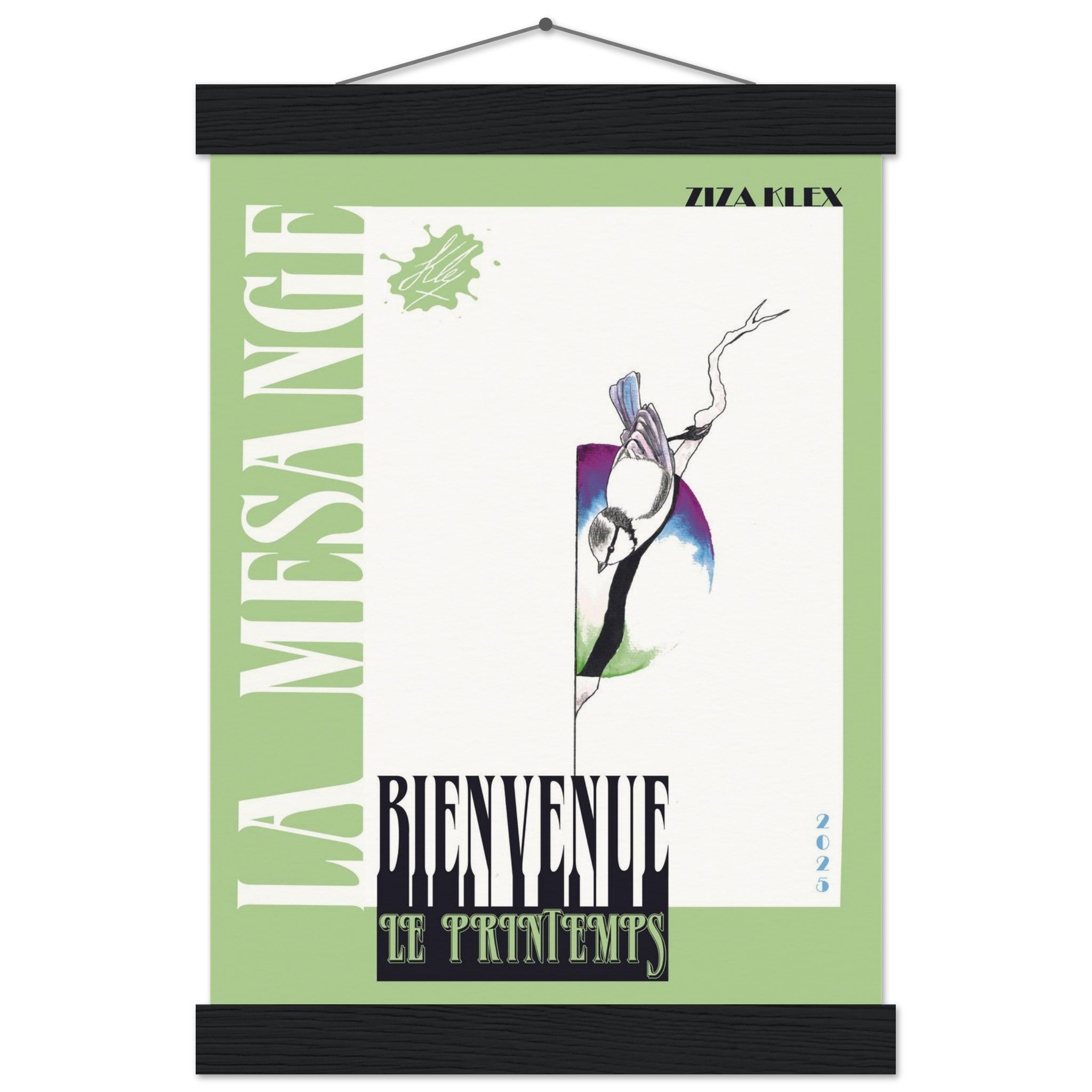 BIENVENUE LE PRINTEMPS *green* - KLEX ART