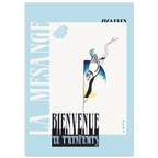 BIENVENUE LE PRINTEMPS *sky blue* - KLEX ART