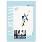 BIENVENUE LE PRINTEMPS *sky blue* - KLEX ART