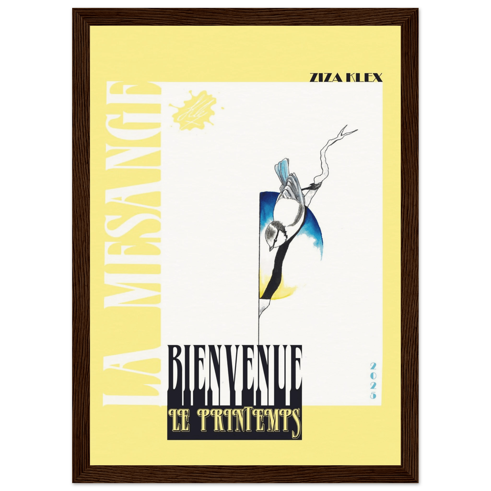 BIENVENUE LE PRINTEMPS *sunshin yellow* - KLEX ART