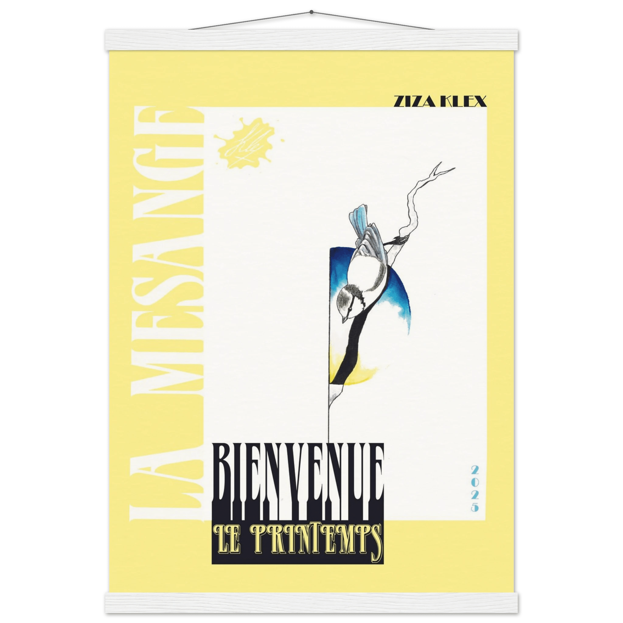 BIENVENUE LE PRINTEMPS *sunshin yellow* - KLEX ART