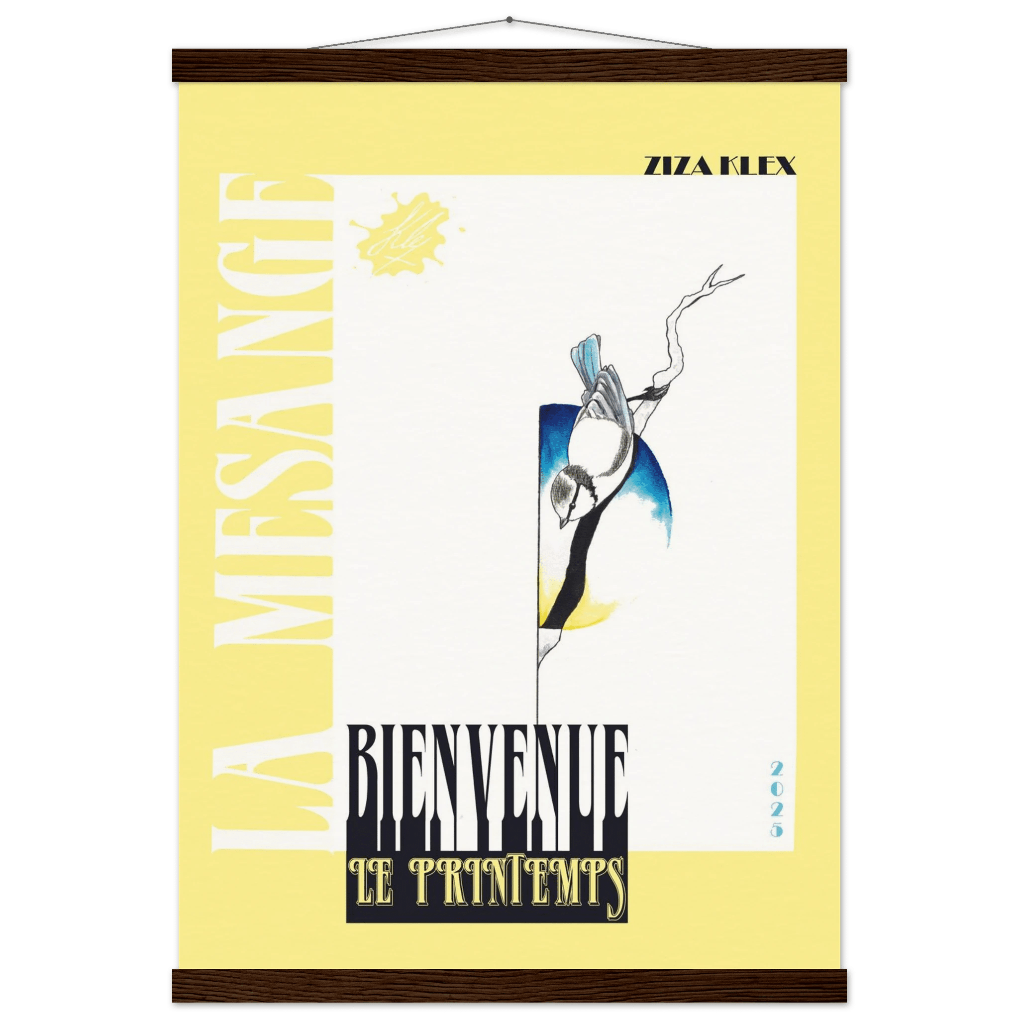 BIENVENUE LE PRINTEMPS *sunshin yellow* - KLEX ART