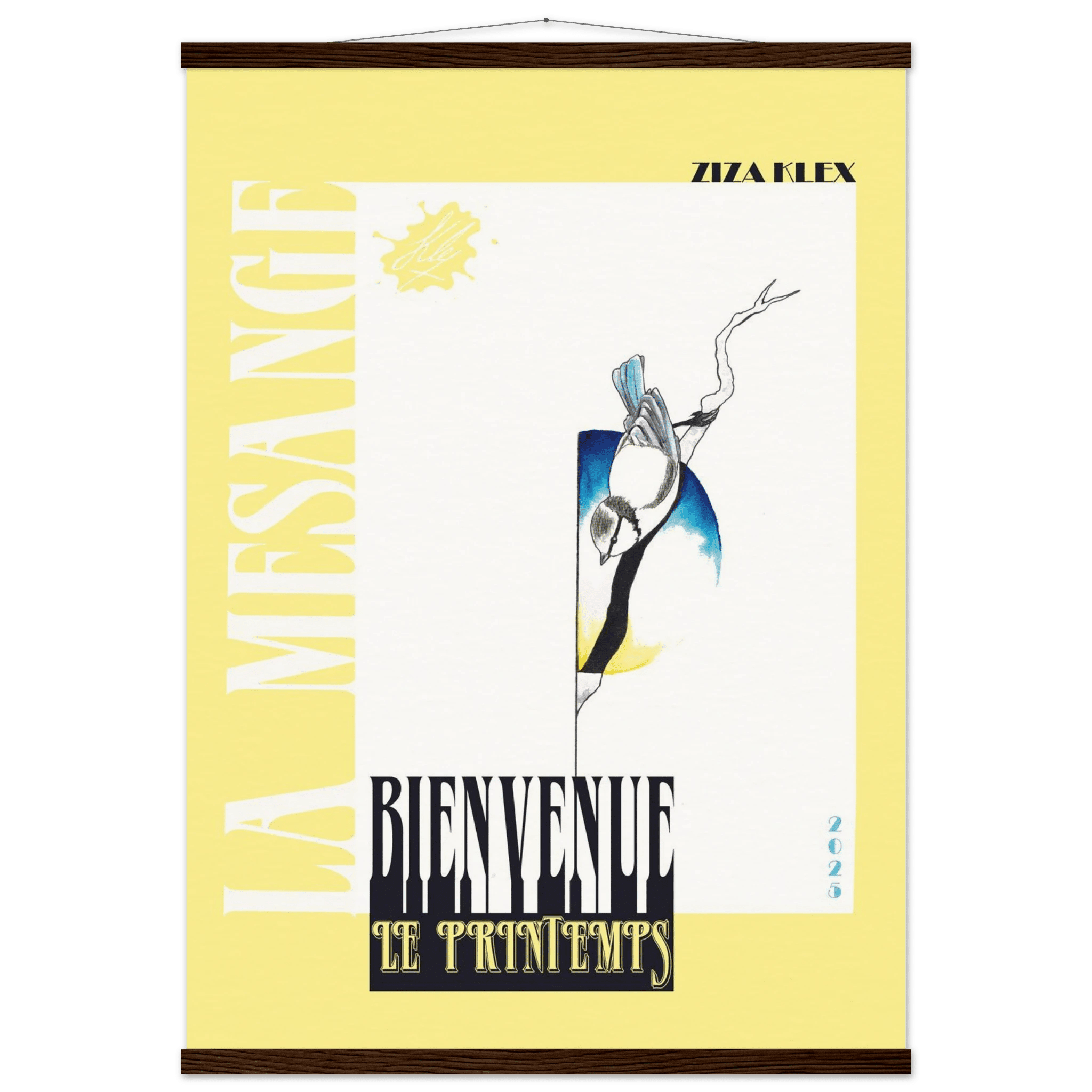BIENVENUE LE PRINTEMPS *sunshin yellow* - KLEX ART