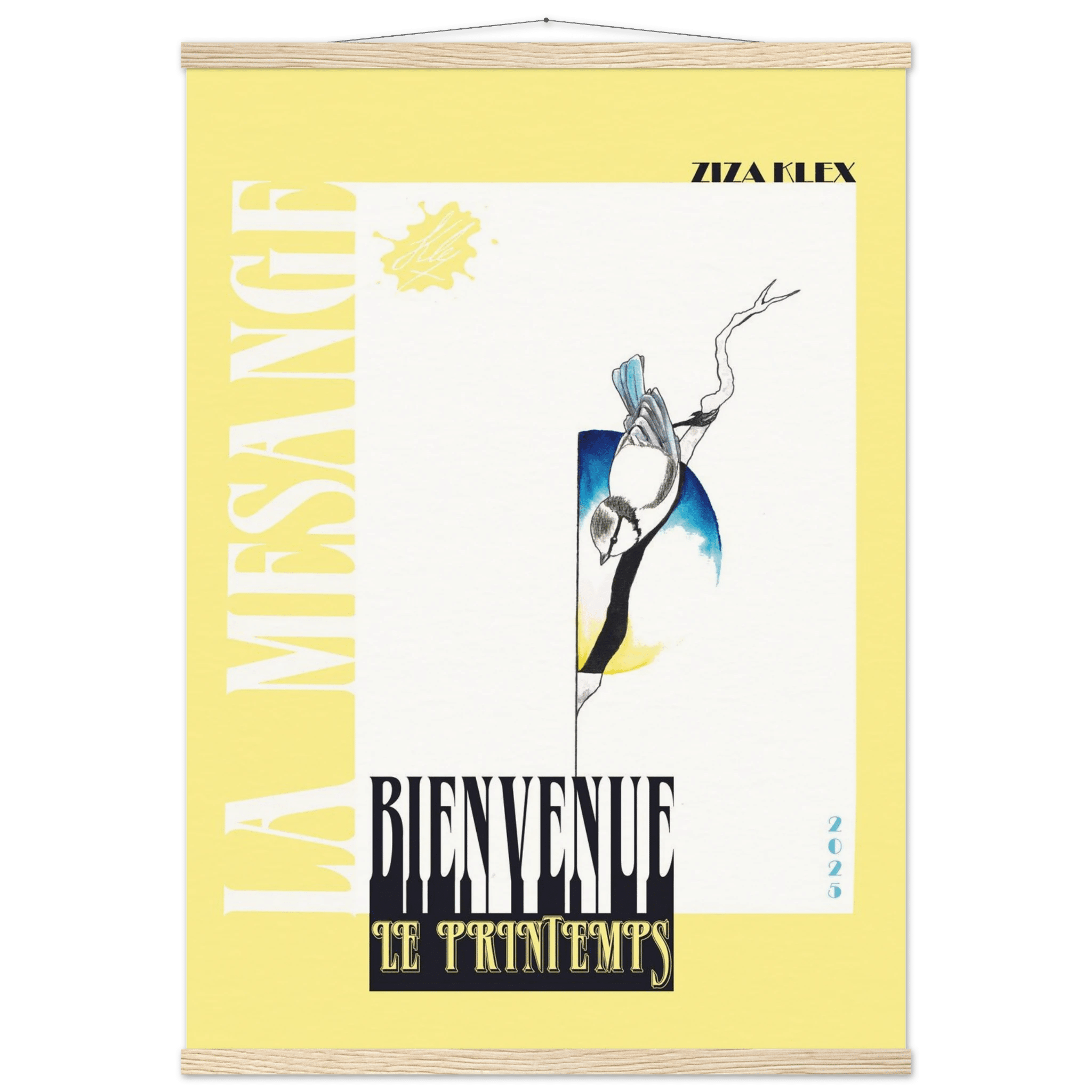 BIENVENUE LE PRINTEMPS *sunshin yellow* - KLEX ART