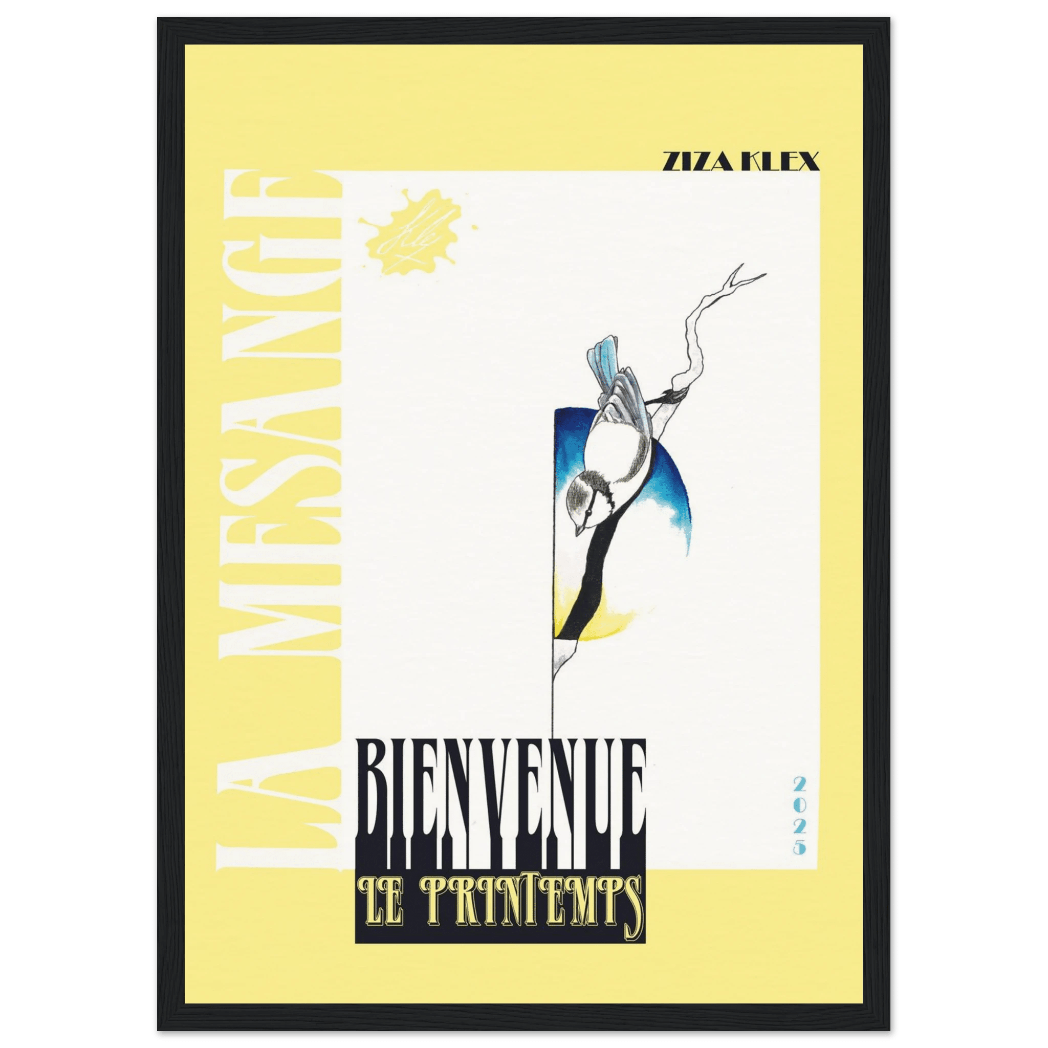 BIENVENUE LE PRINTEMPS *sunshin yellow* - KLEX ART