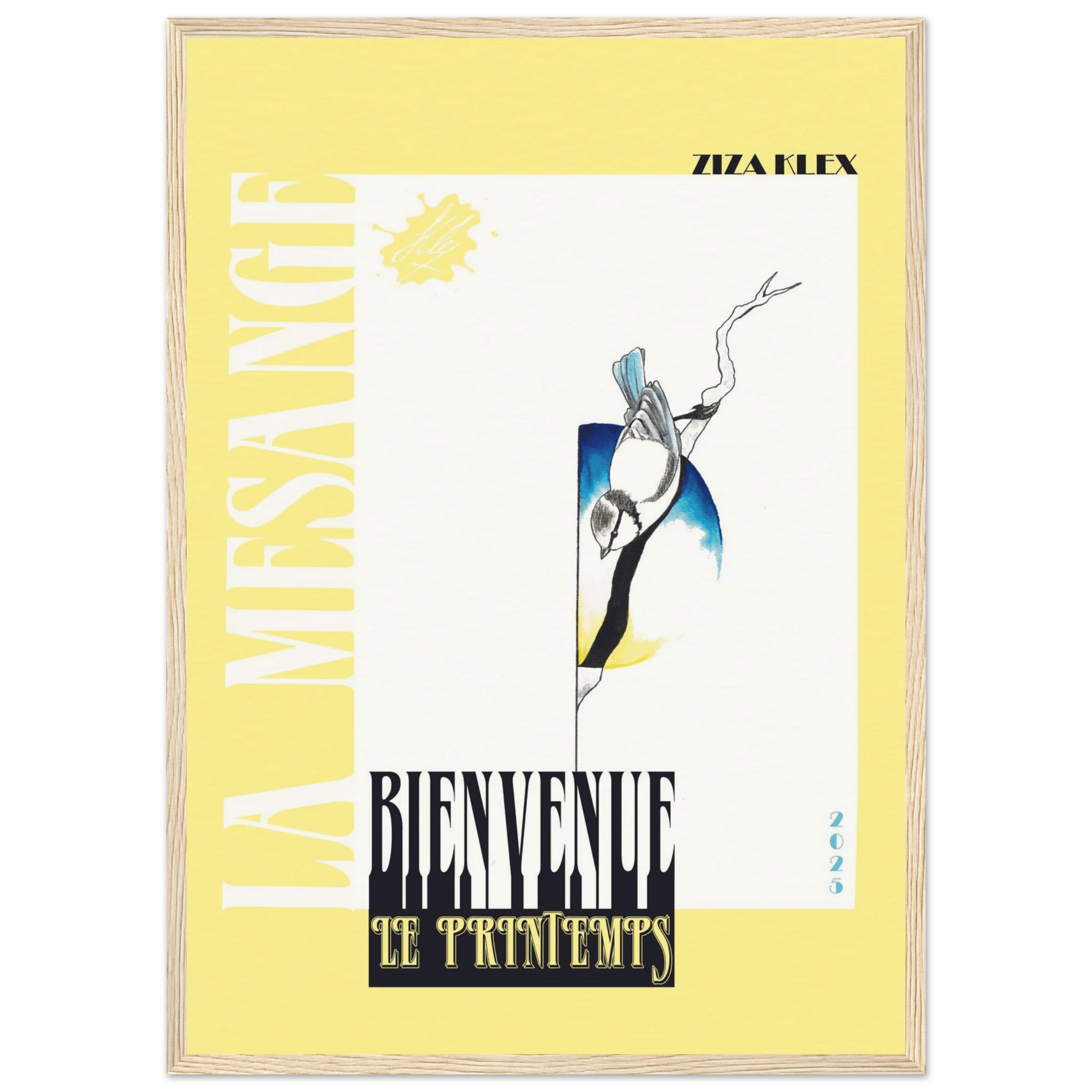 BIENVENUE LE PRINTEMPS *sunshin yellow* - KLEX ART