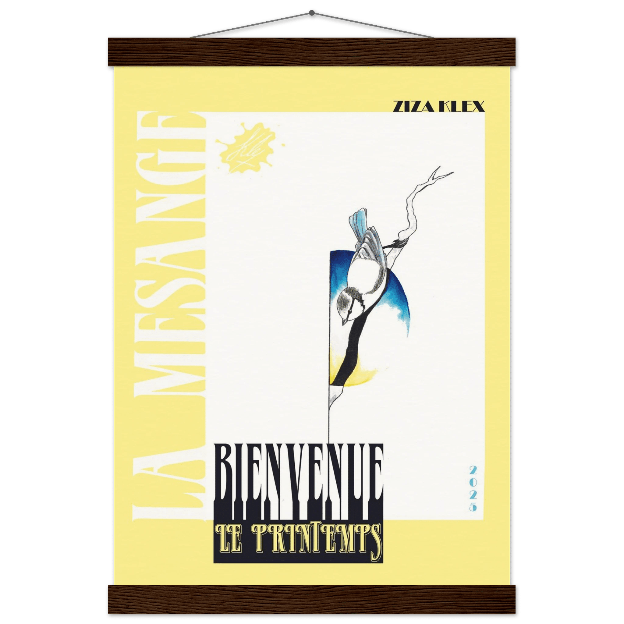 BIENVENUE LE PRINTEMPS *sunshin yellow* - KLEX ART
