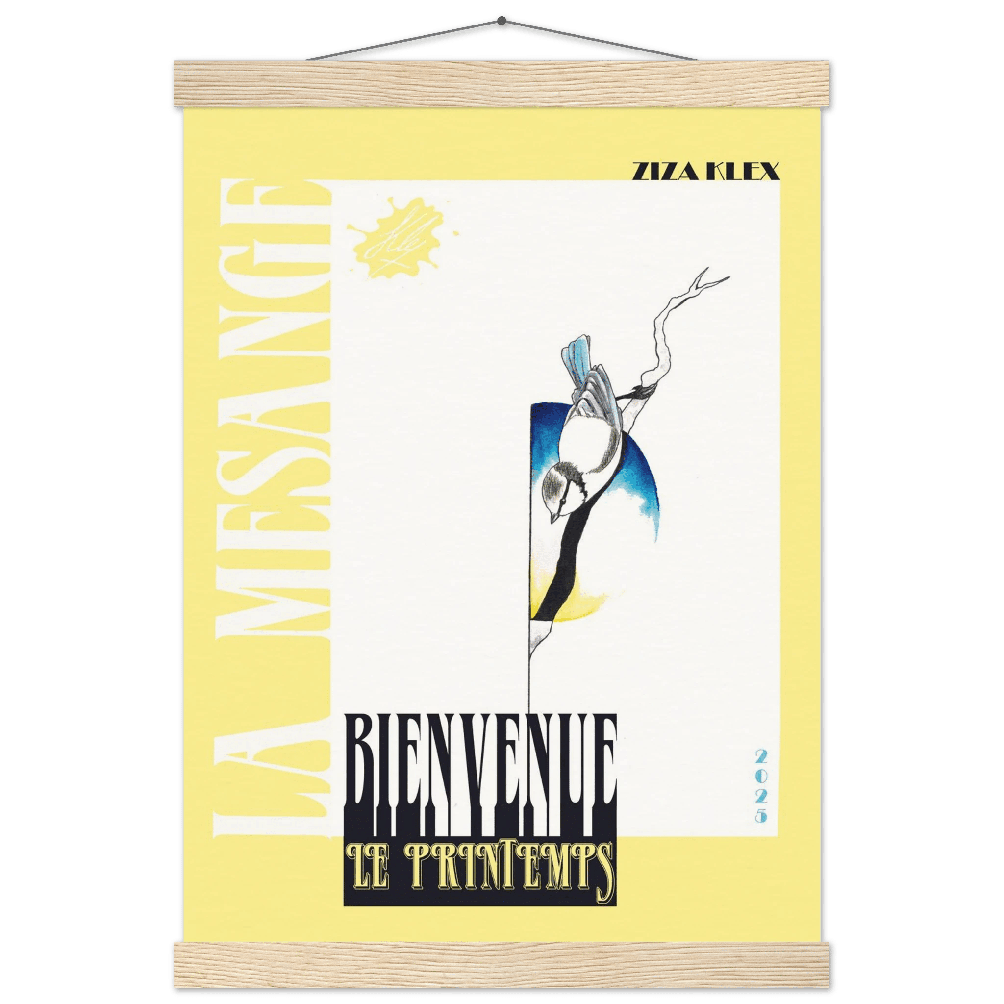 BIENVENUE LE PRINTEMPS *sunshin yellow* - KLEX ART