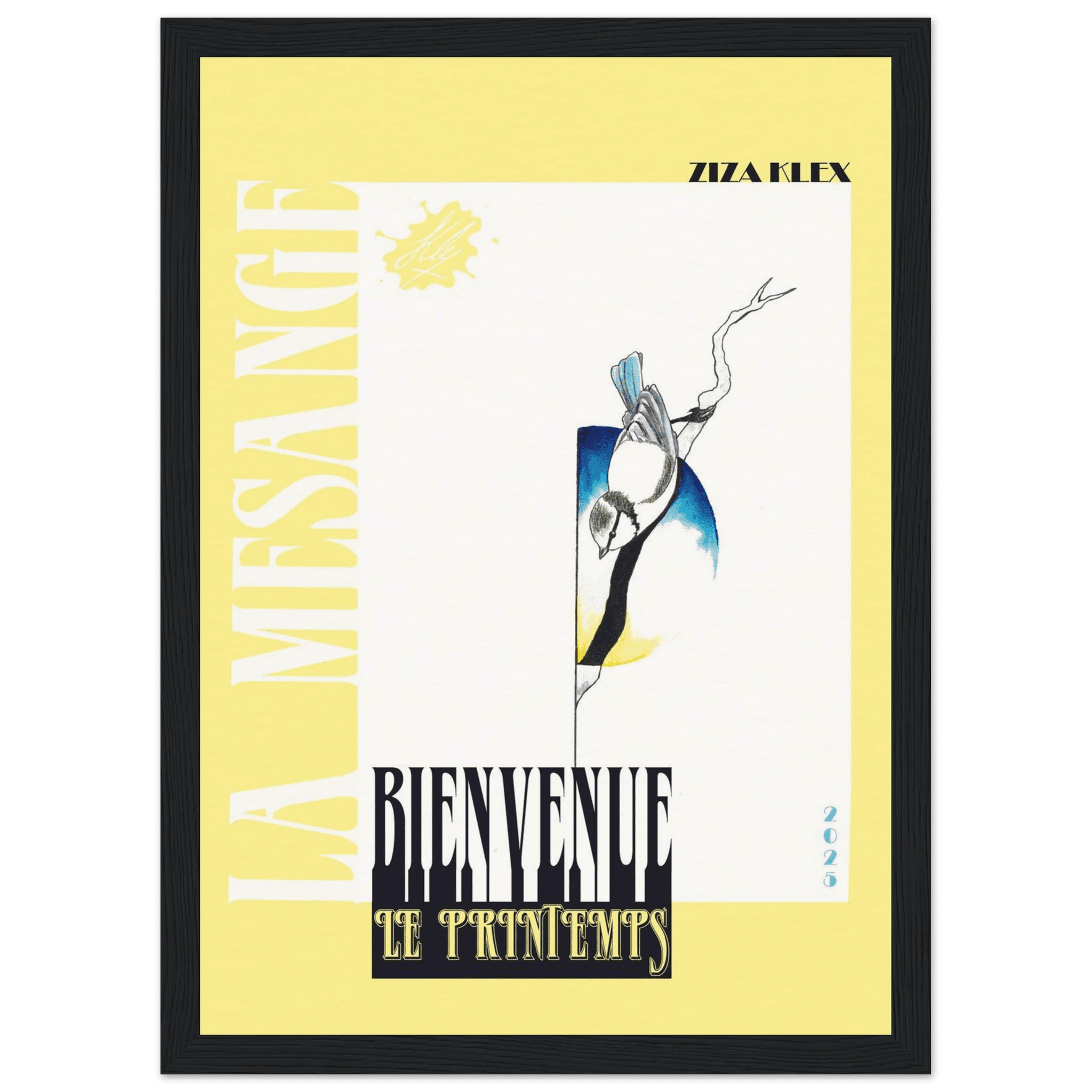 BIENVENUE LE PRINTEMPS *sunshin yellow* - KLEX ART