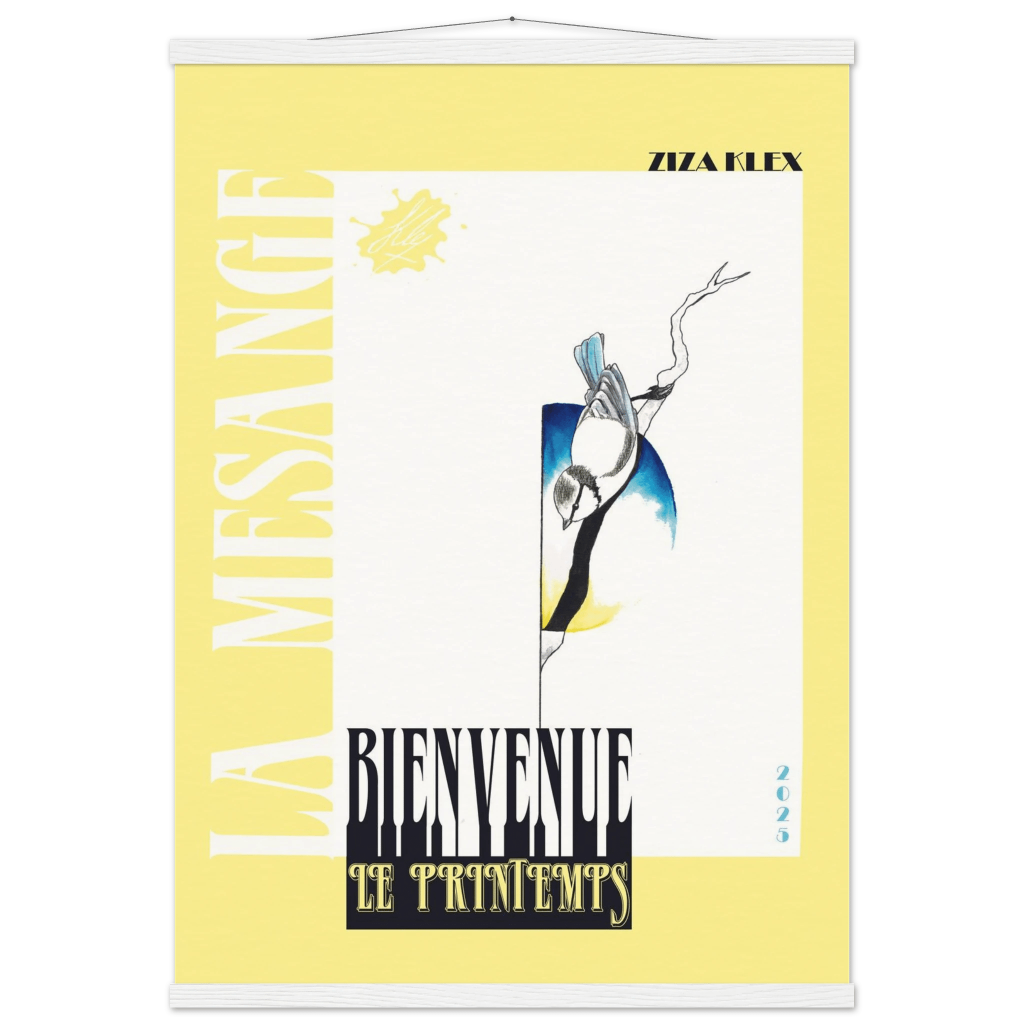 BIENVENUE LE PRINTEMPS *sunshin yellow* - KLEX ART