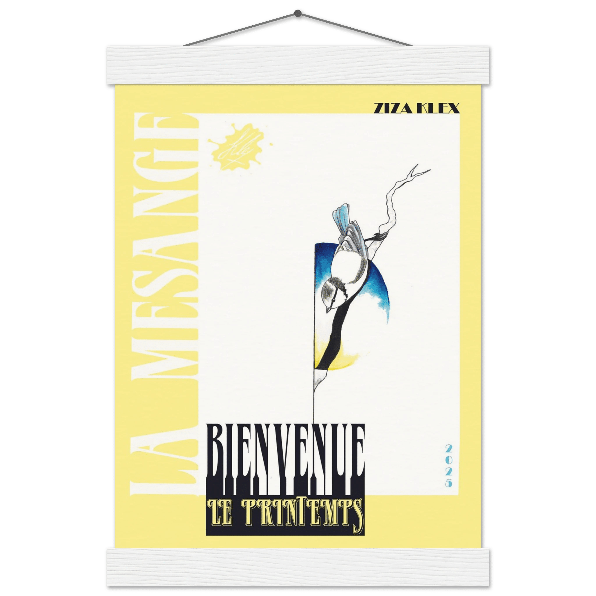 BIENVENUE LE PRINTEMPS *sunshin yellow* - KLEX ART