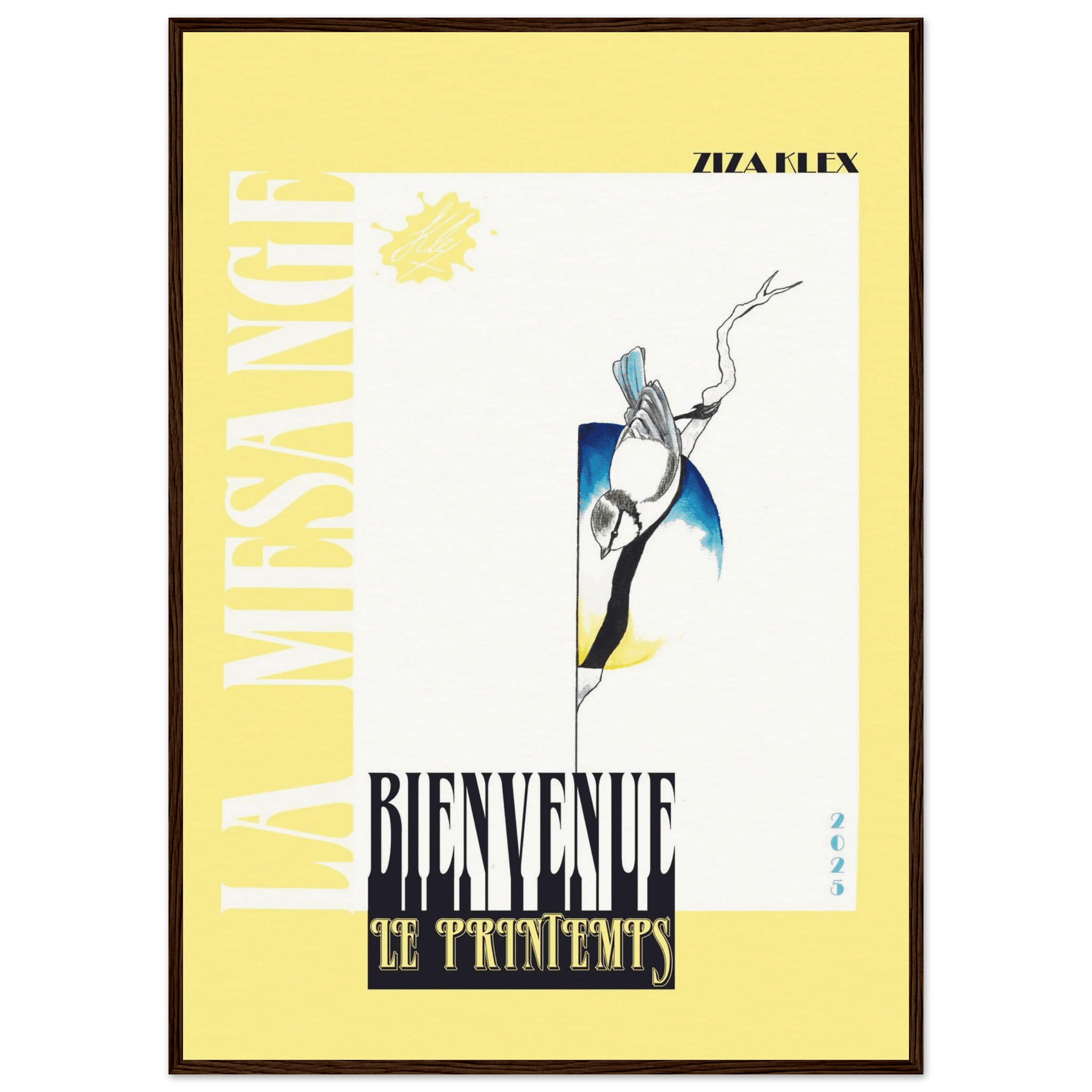 BIENVENUE LE PRINTEMPS *sunshin yellow* - KLEX ART