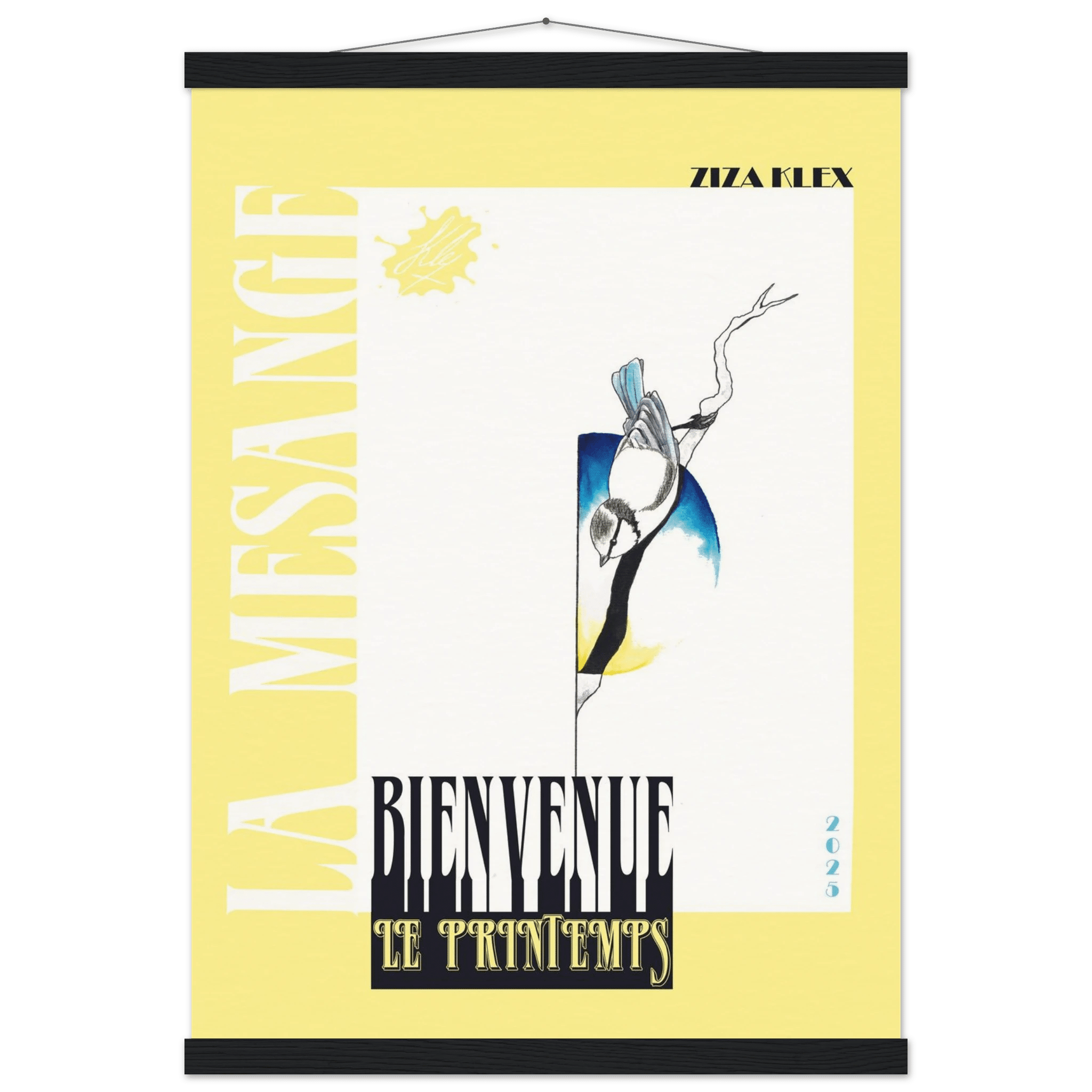 BIENVENUE LE PRINTEMPS *sunshin yellow* - KLEX ART