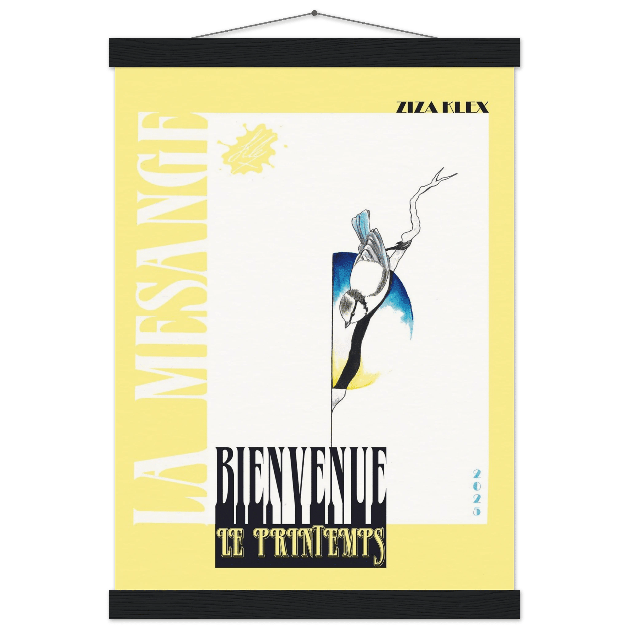 BIENVENUE LE PRINTEMPS *sunshin yellow* - KLEX ART