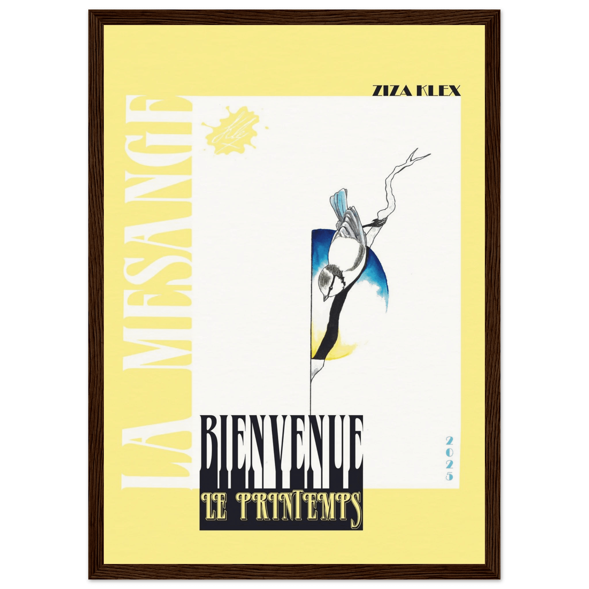 BIENVENUE LE PRINTEMPS *sunshin yellow* - KLEX ART