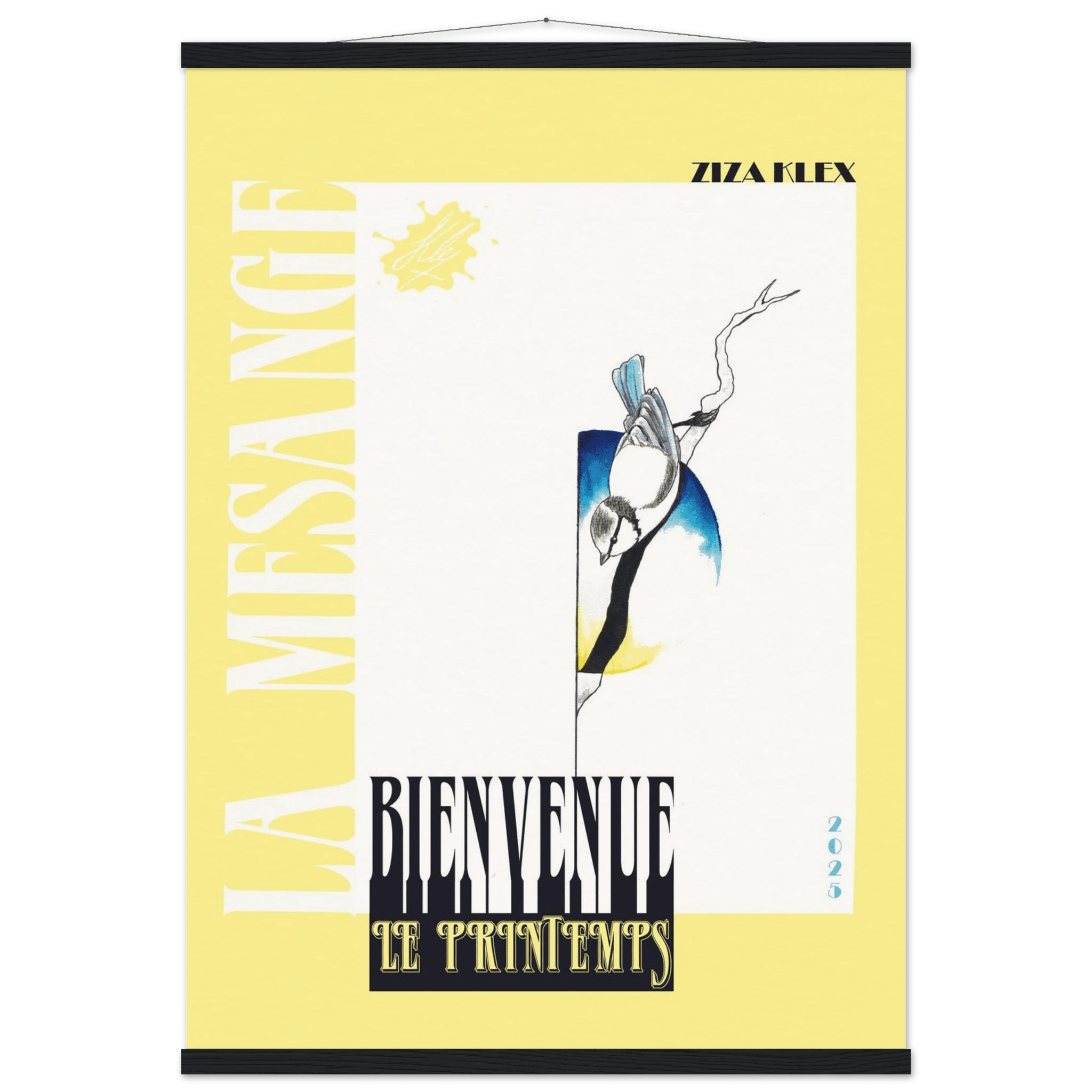 BIENVENUE LE PRINTEMPS *sunshin yellow* - KLEX ART
