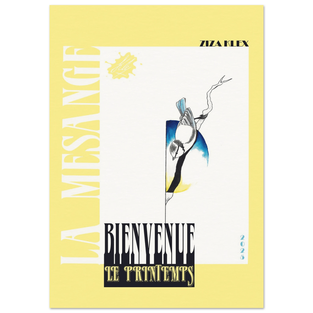 BIENVENUE LE PRINTEMPS *sunshin yellow* - KLEX ART