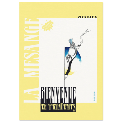 BIENVENUE LE PRINTEMPS *sunshin yellow* - KLEX ART