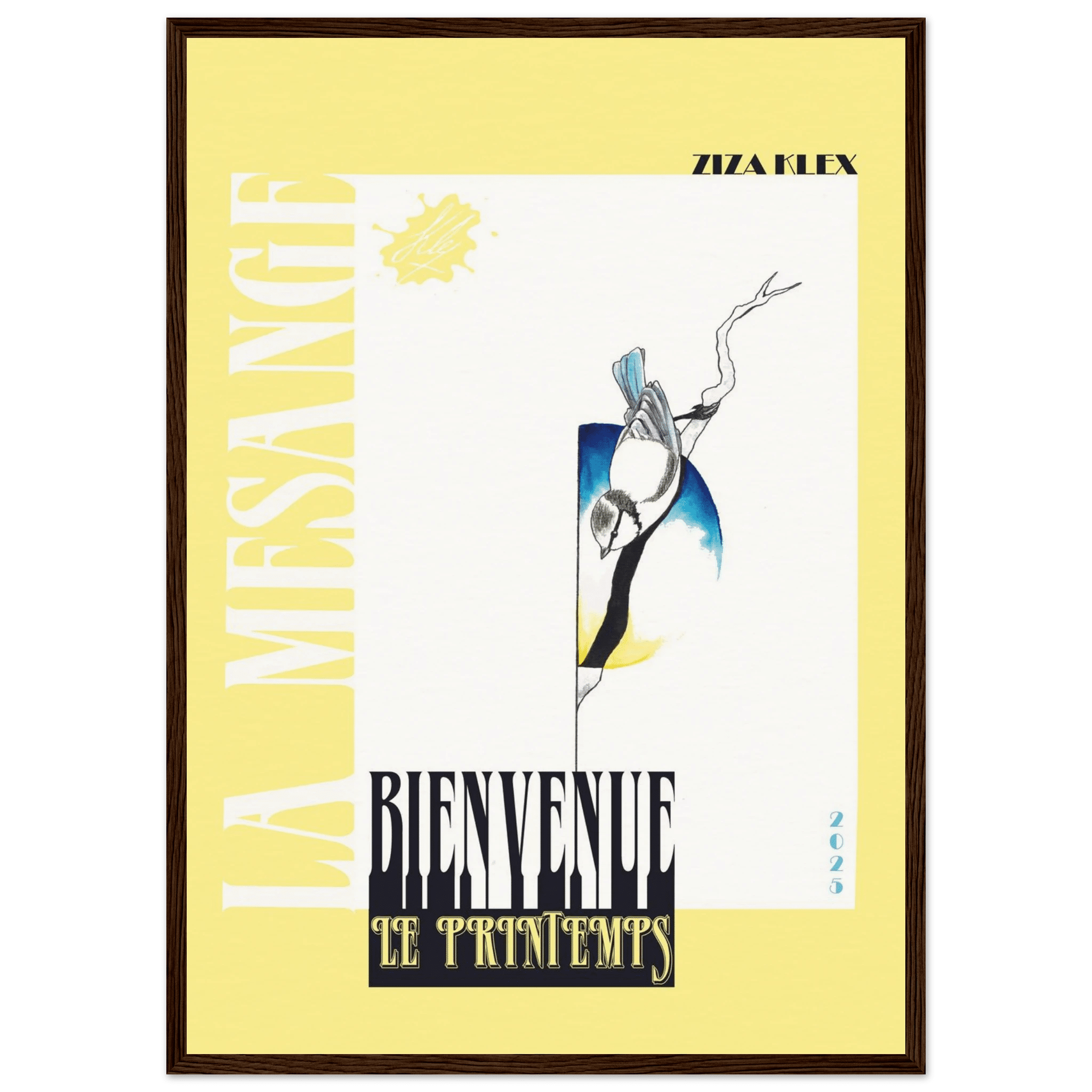 BIENVENUE LE PRINTEMPS *sunshin yellow* - KLEX ART