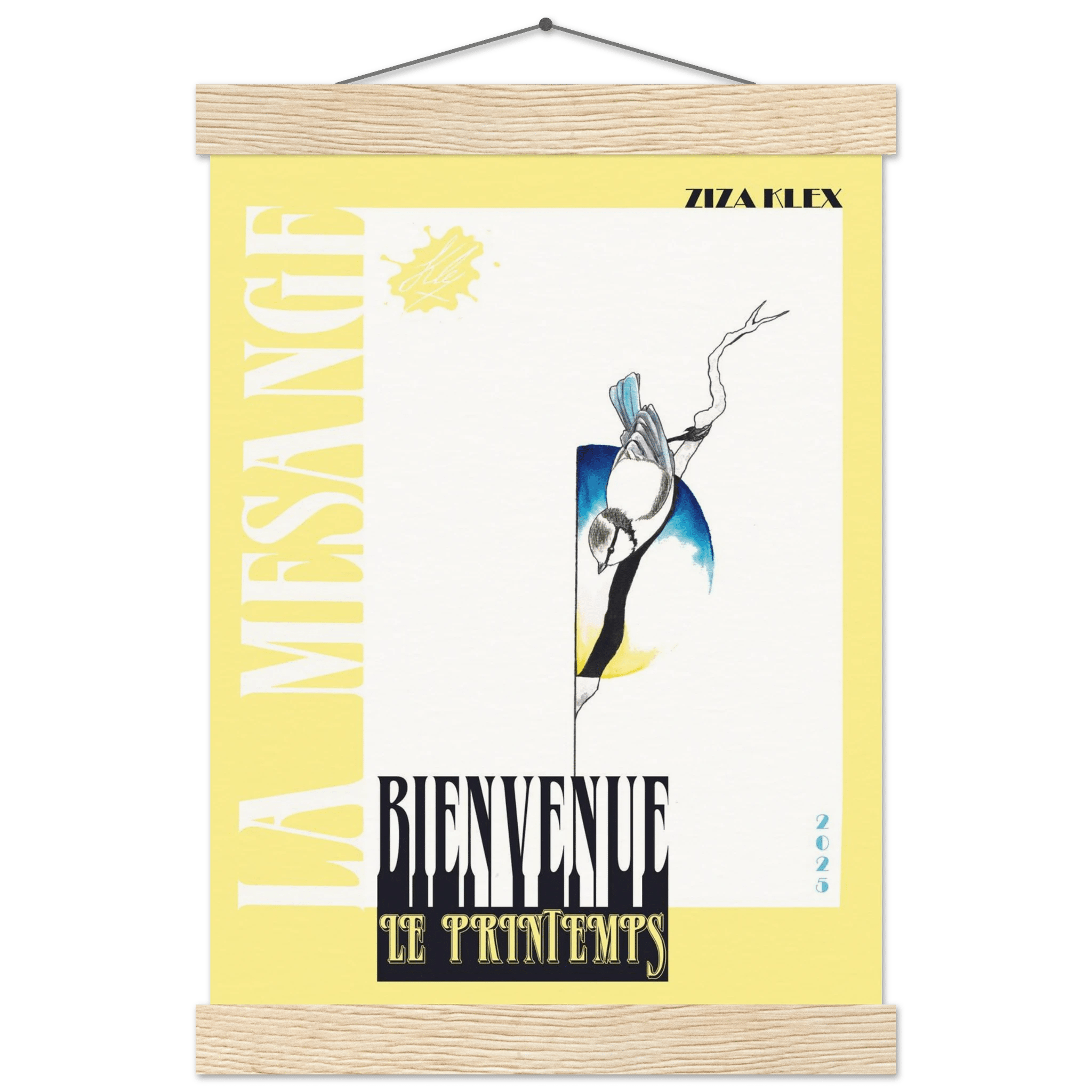 BIENVENUE LE PRINTEMPS *sunshin yellow* - KLEX ART