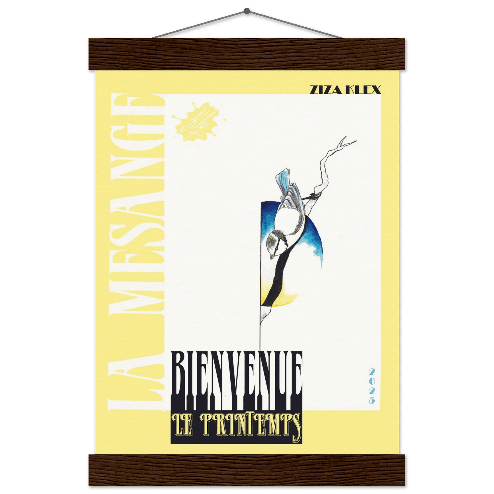 BIENVENUE LE PRINTEMPS *sunshin yellow* - KLEX ART