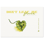 DON'T LEAF ME - KLEX ART