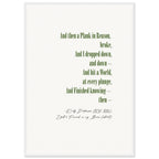 I FELT A FUNERAL IN MY BRAIN - EMILY DICKINSON POEM - KLEX ART