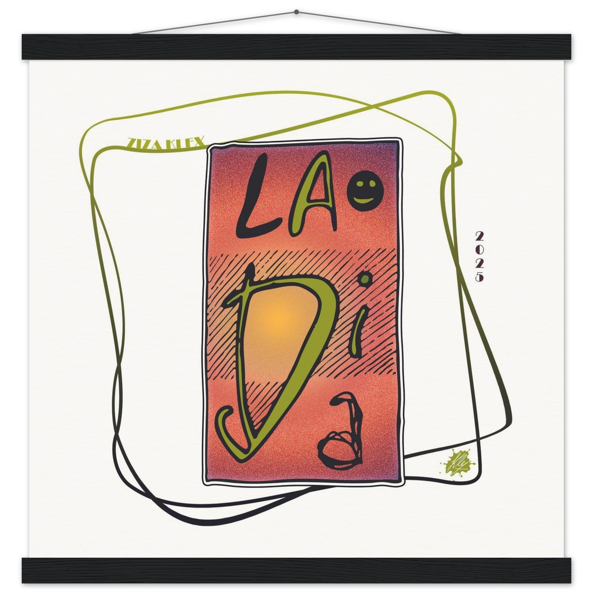 LA DI DA *fire red* - KLEX ART