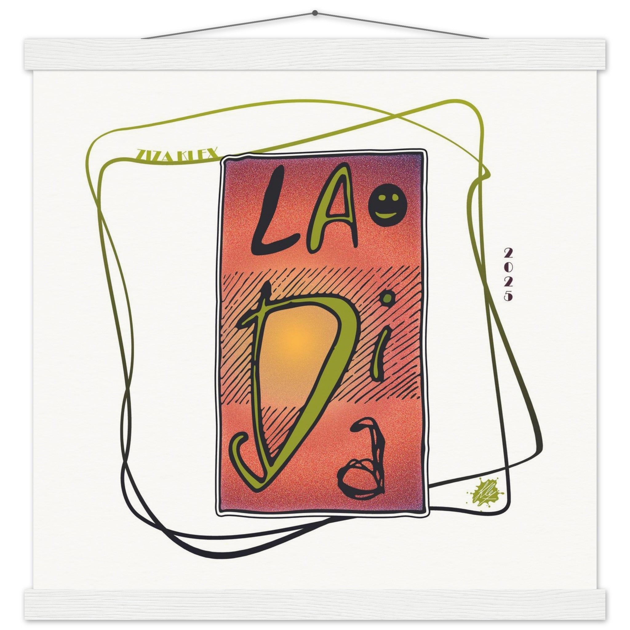 LA DI DA *fire red* - KLEX ART