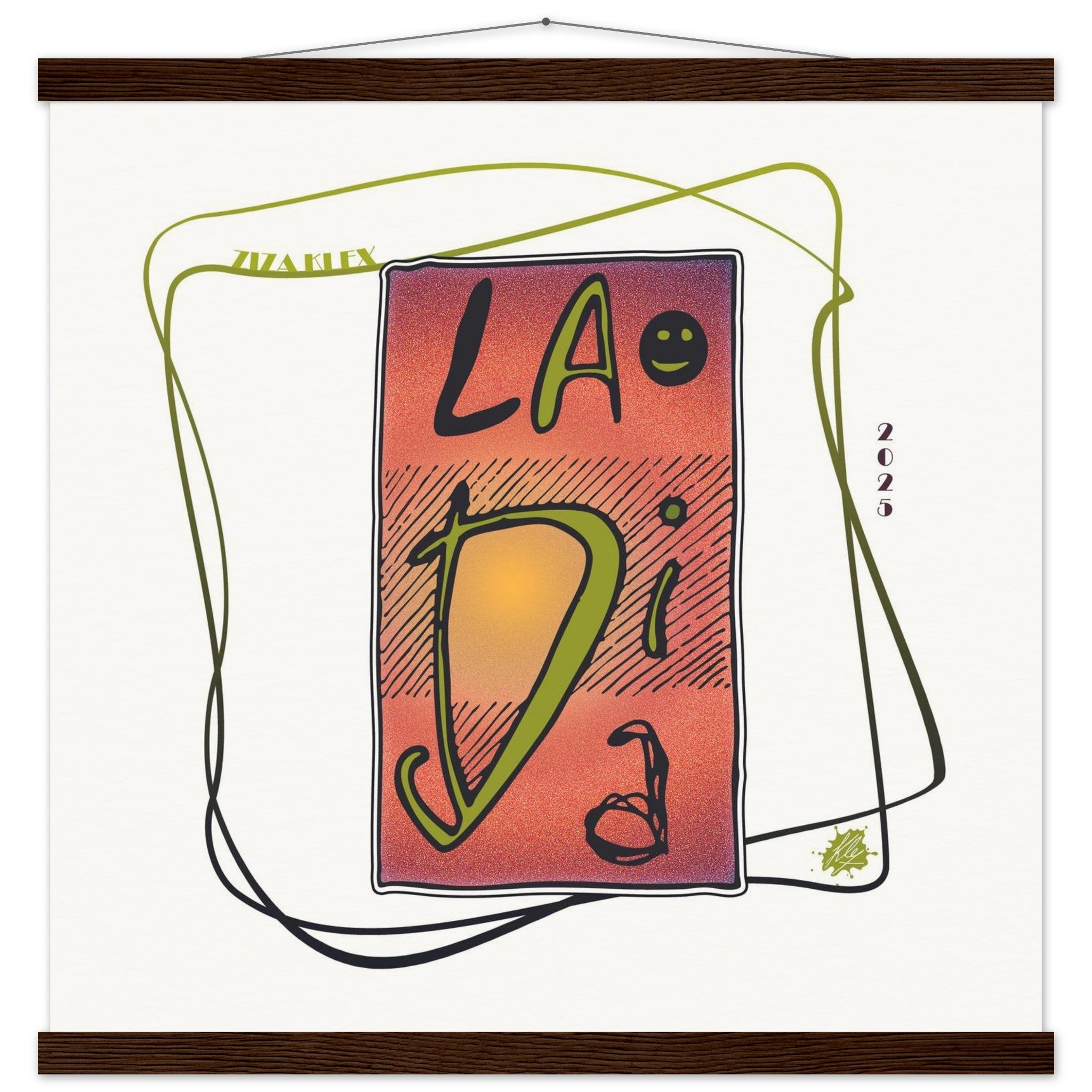 LA DI DA *fire red* - KLEX ART