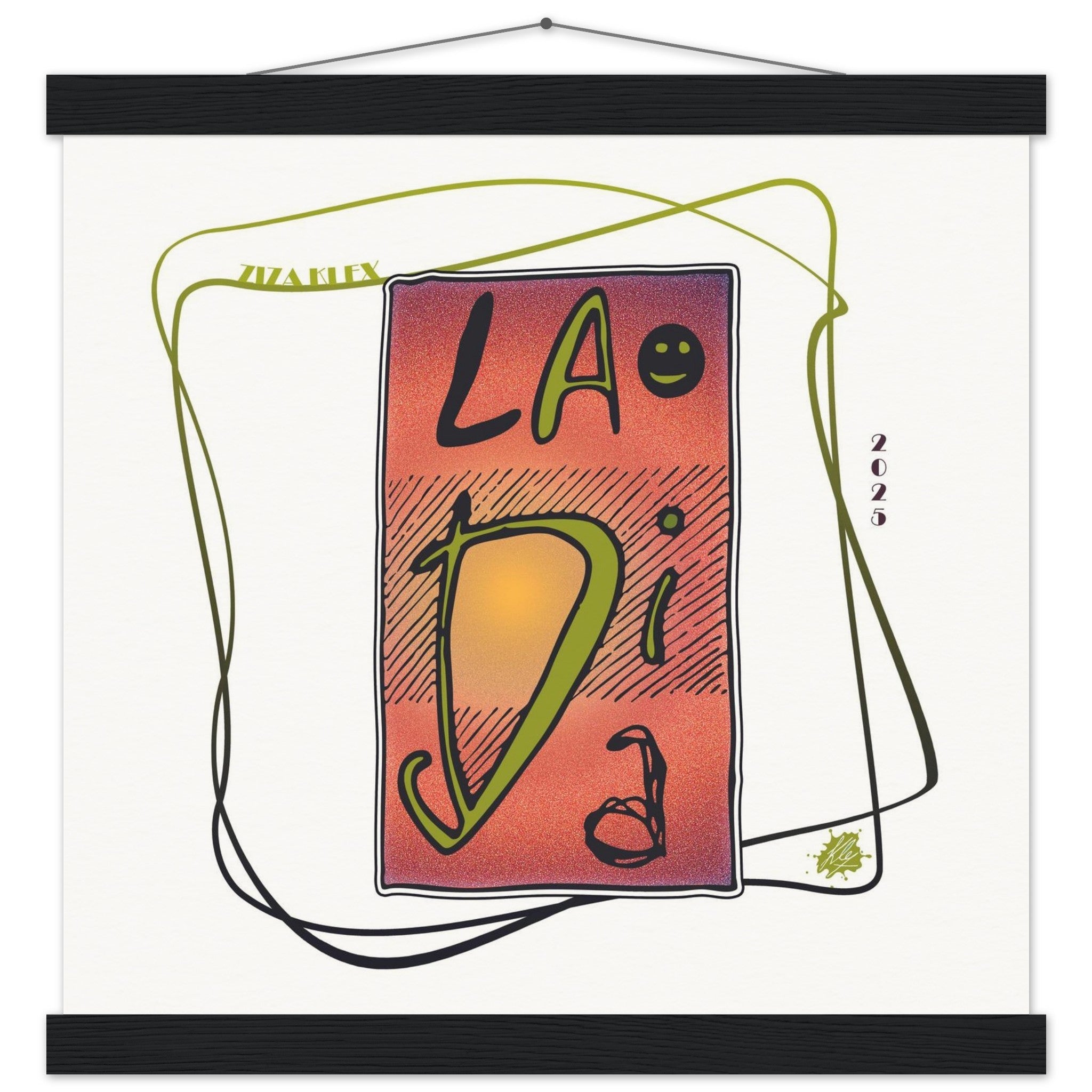 LA DI DA *fire red* - KLEX ART