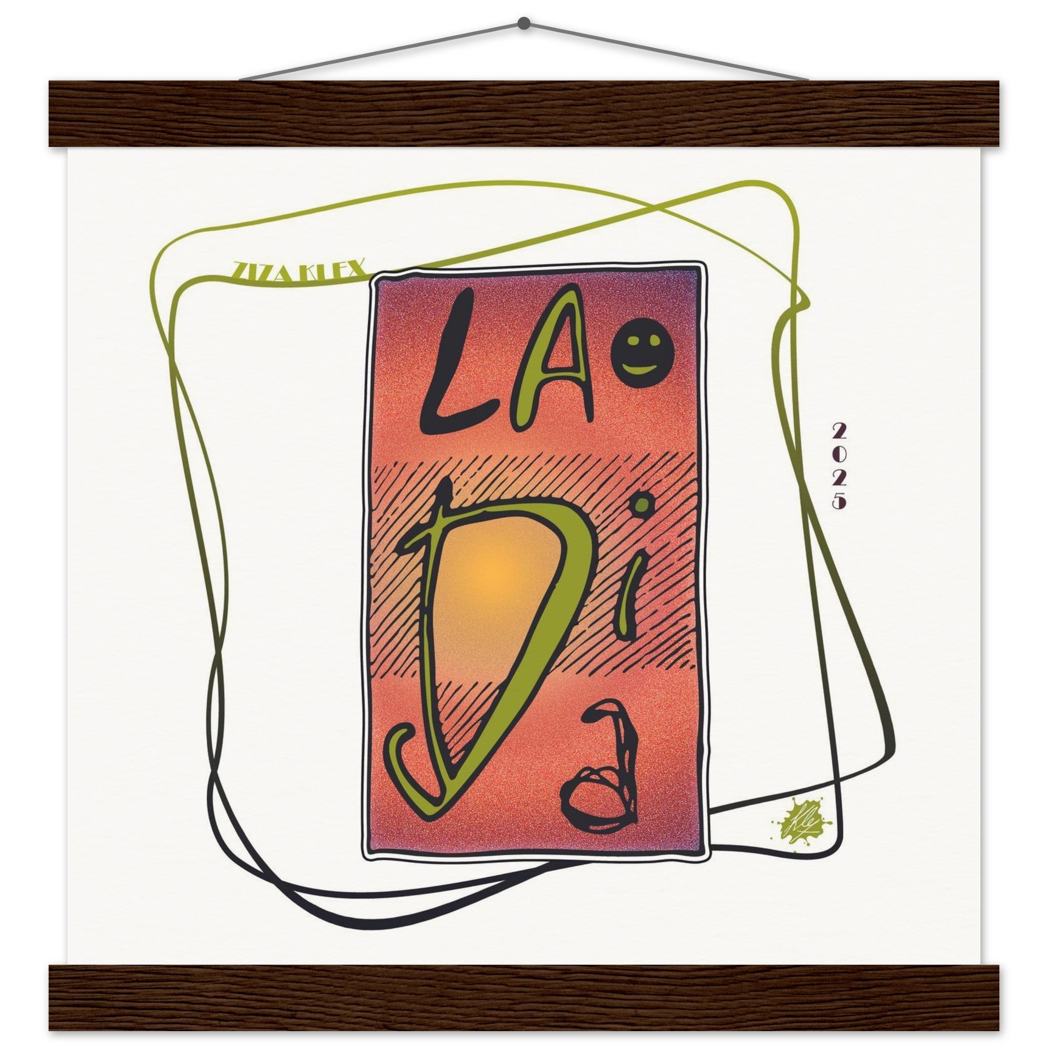 LA DI DA *fire red* - KLEX ART