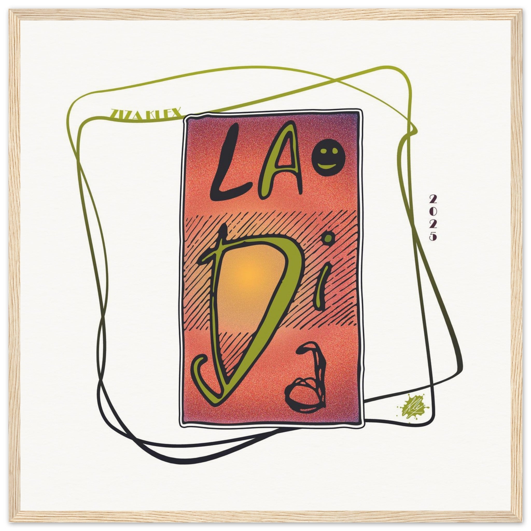 LA DI DA *fire red* - KLEX ART