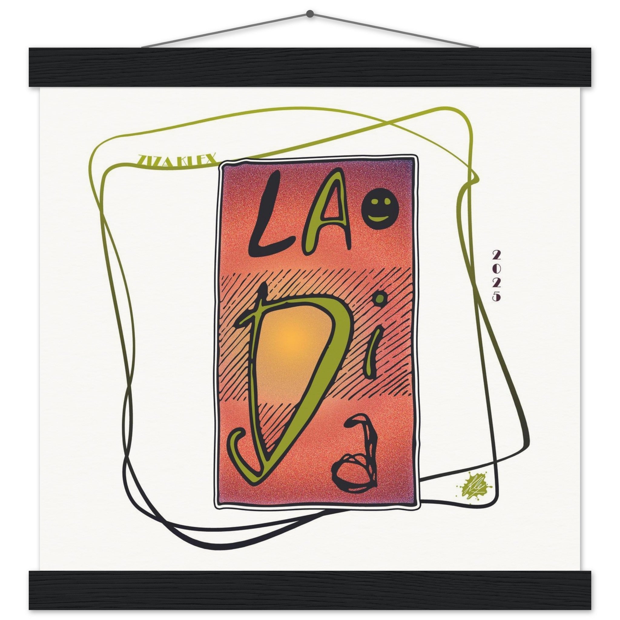 LA DI DA *fire red* - KLEX ART