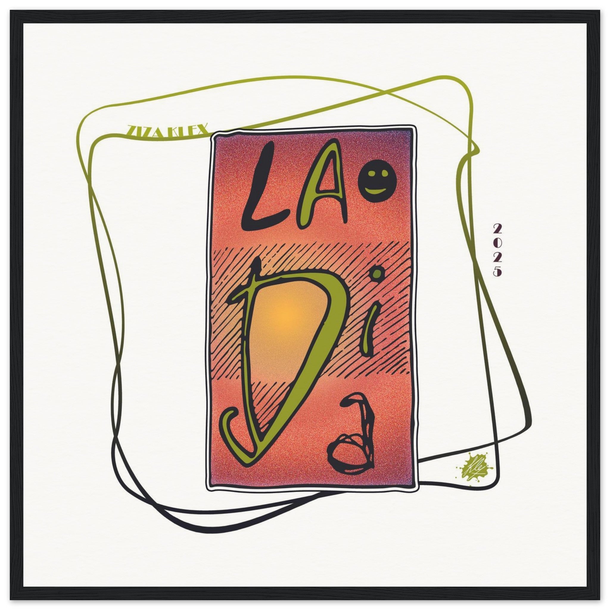 LA DI DA *fire red* - KLEX ART