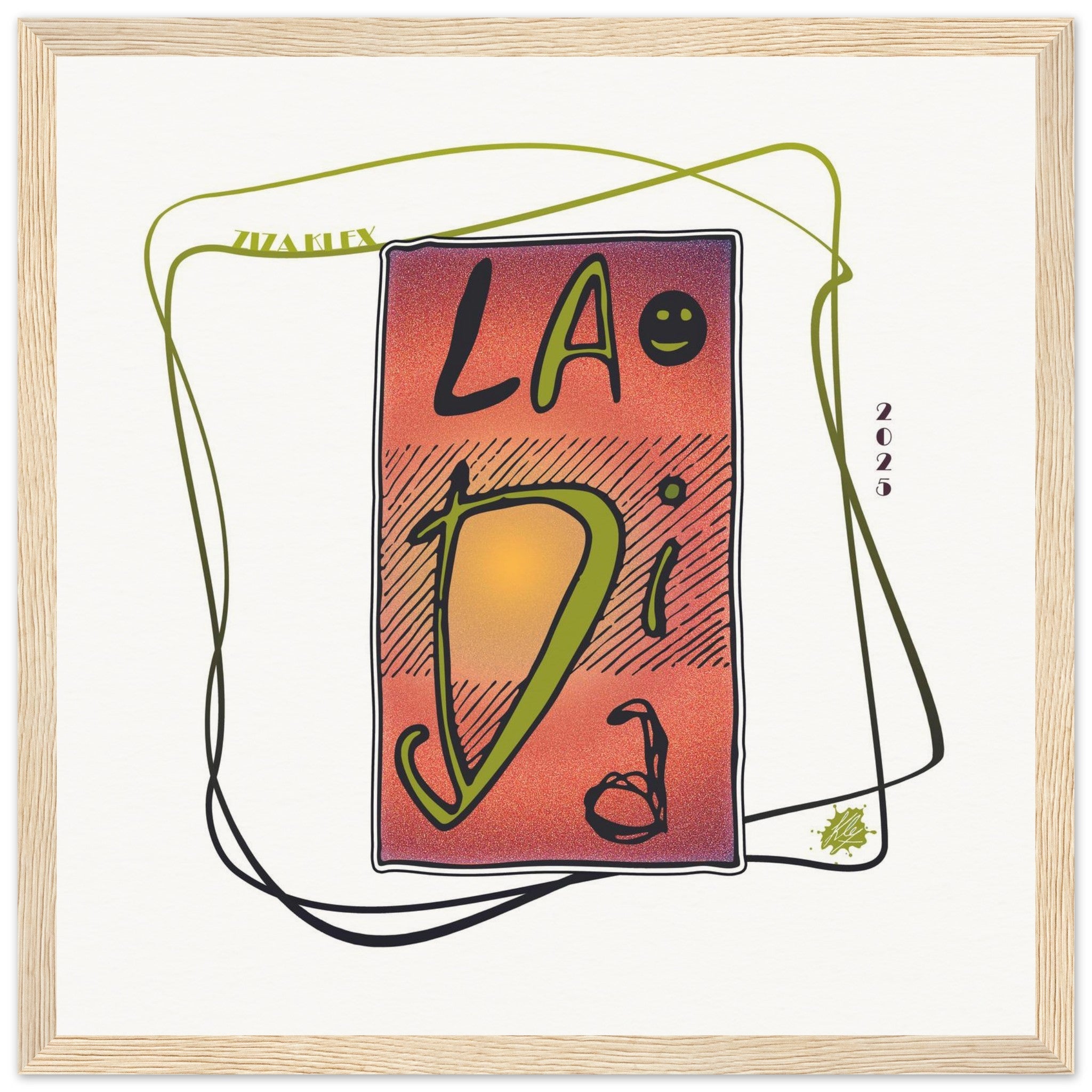 LA DI DA *fire red* - KLEX ART