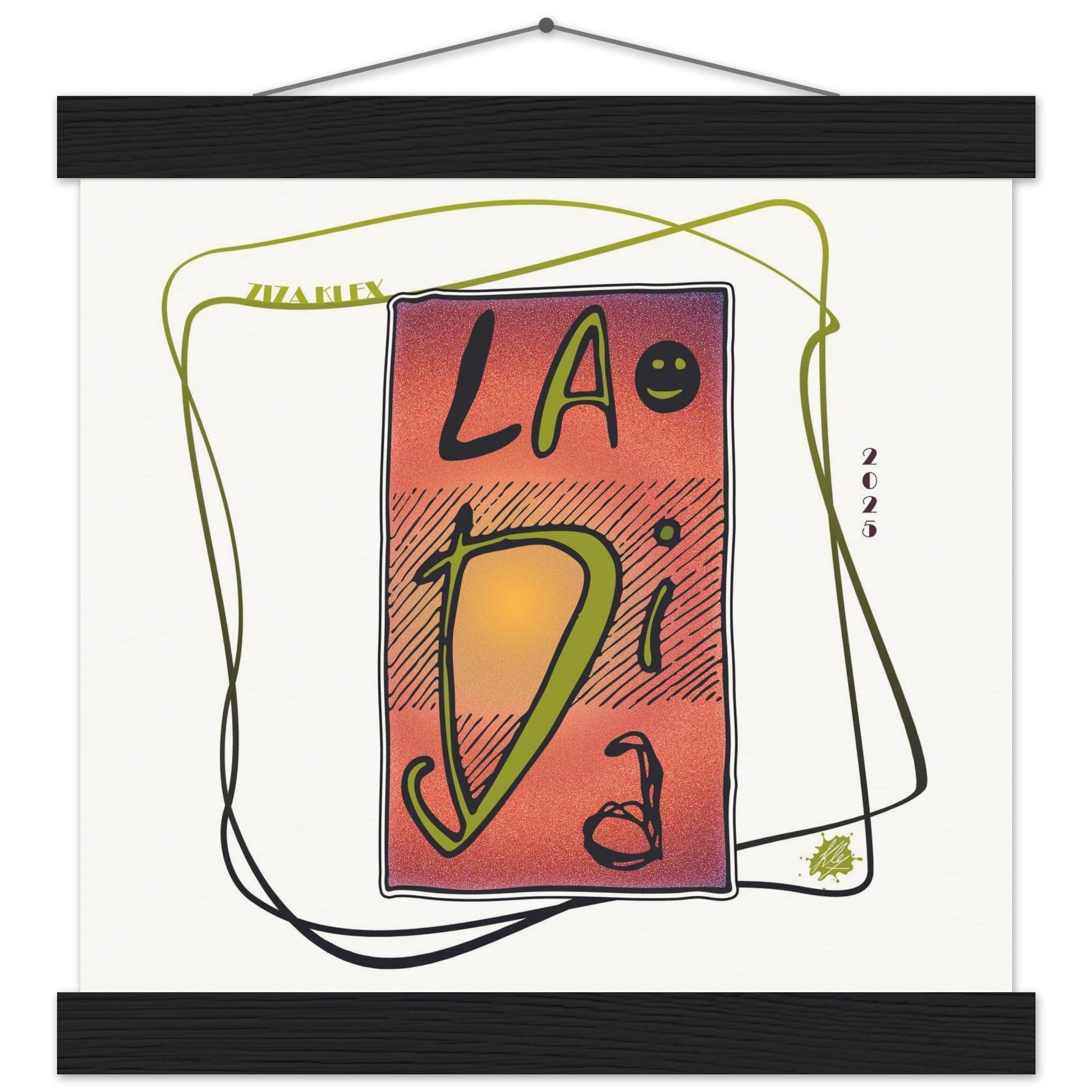 LA DI DA *fire red* - KLEX ART