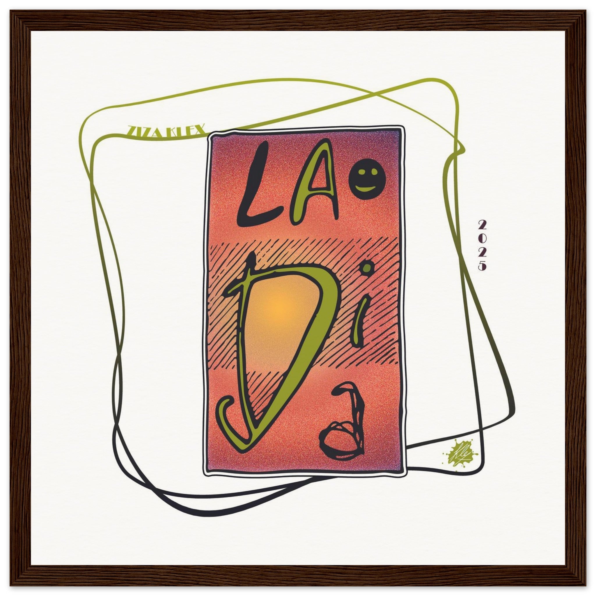 LA DI DA *fire red* - KLEX ART