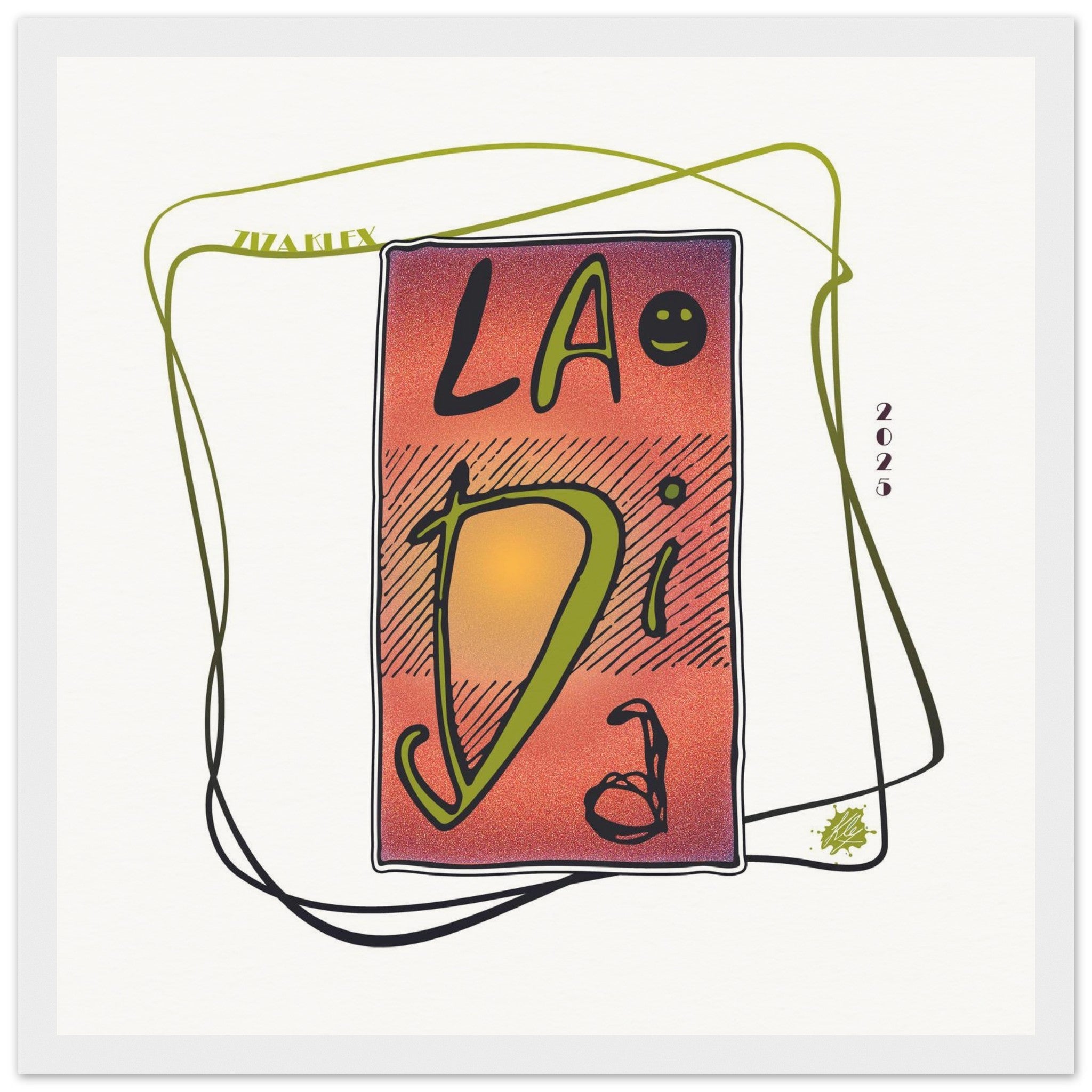 LA DI DA *fire red* - KLEX ART