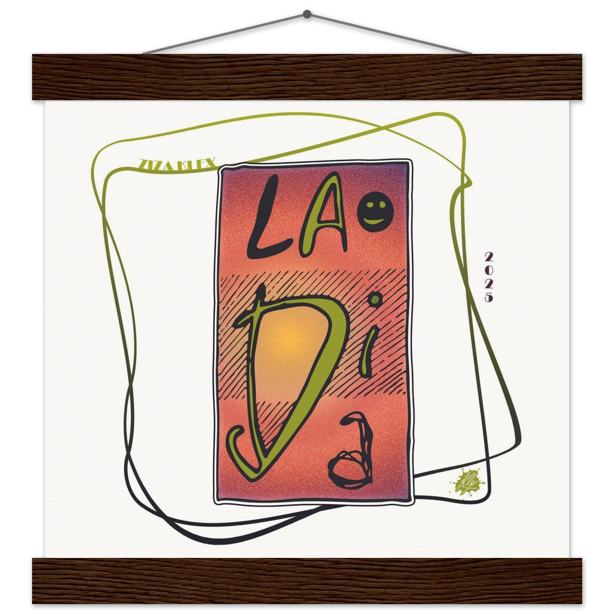 LA DI DA *fire red* - KLEX ART