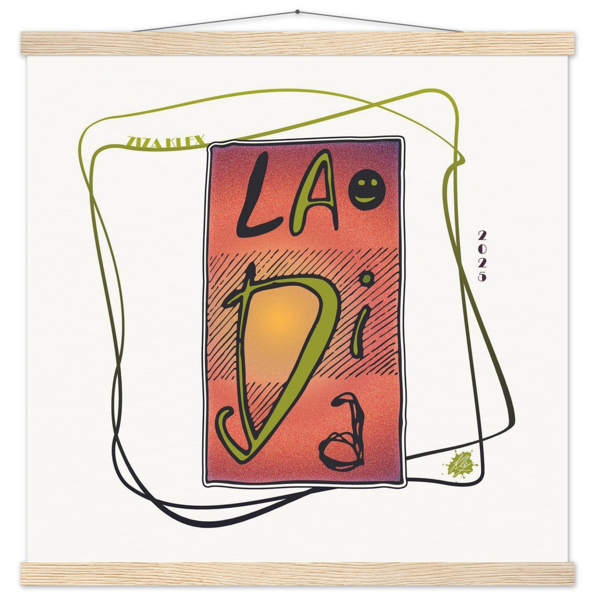 LA DI DA *fire red* - KLEX ART