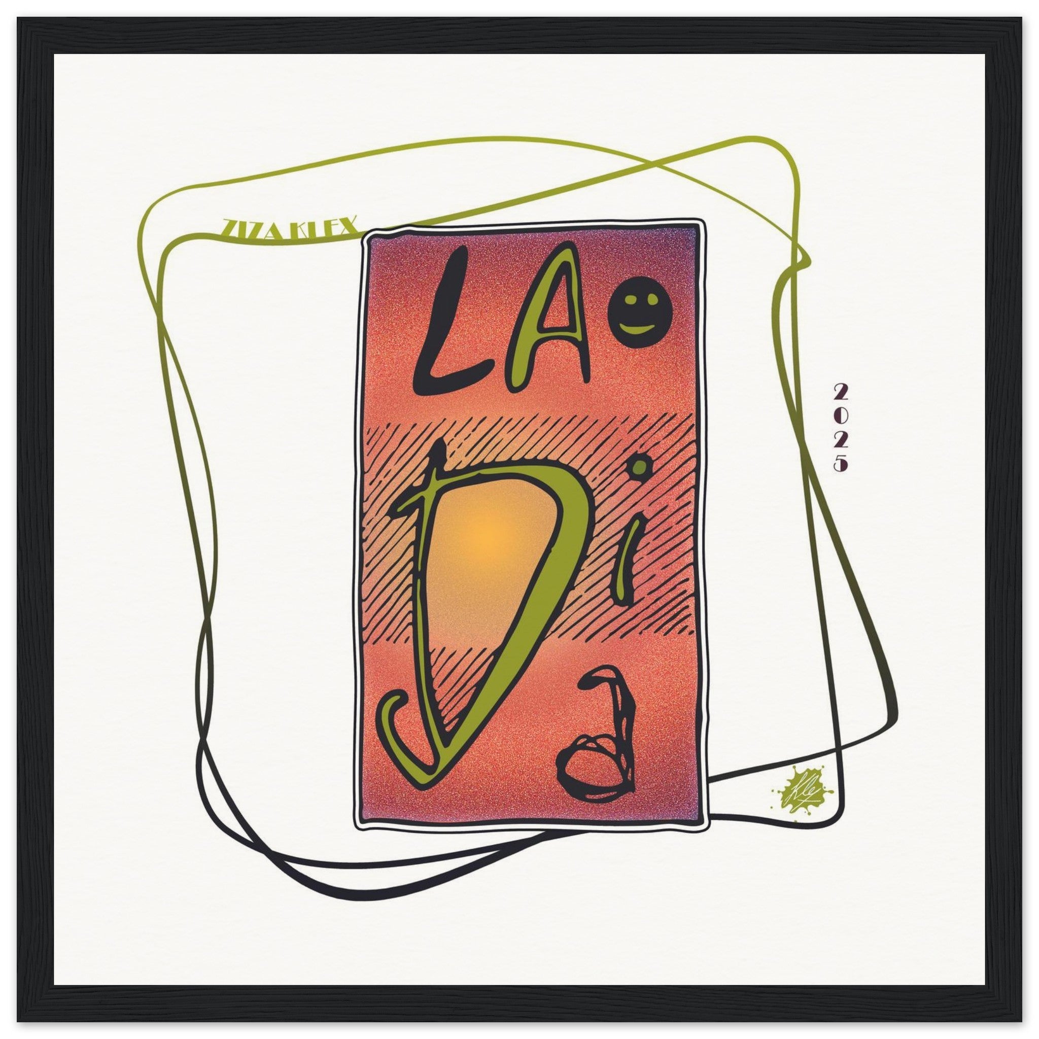 LA DI DA *fire red* - KLEX ART