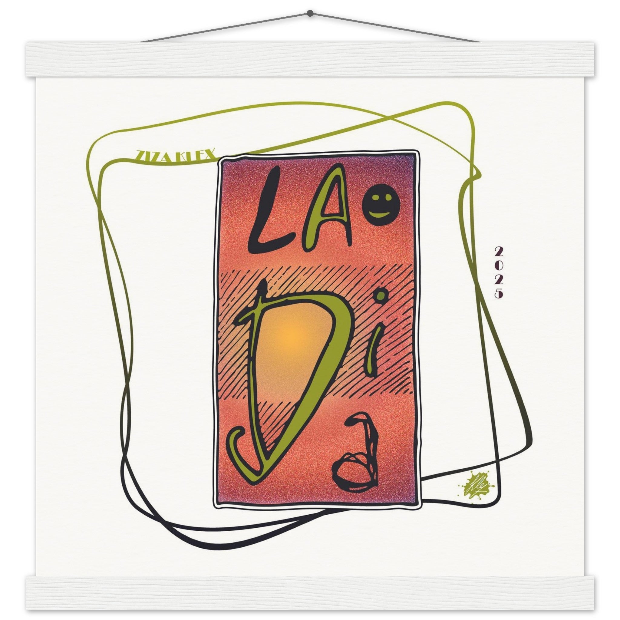 LA DI DA *fire red* - KLEX ART