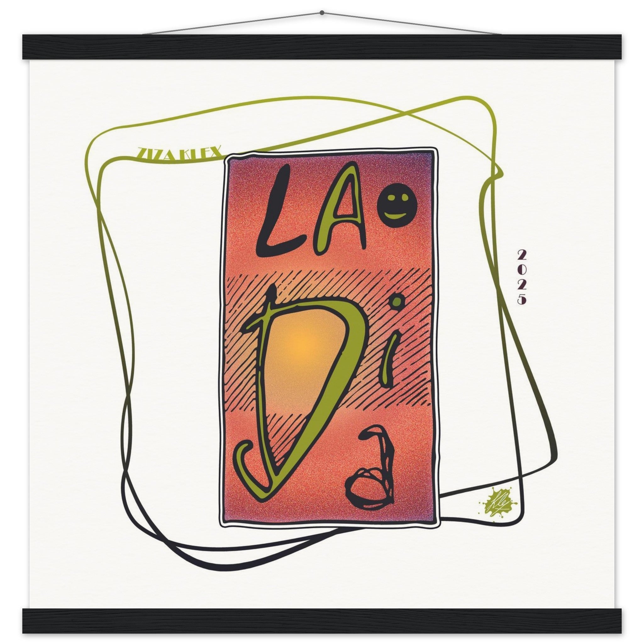 LA DI DA *fire red* - KLEX ART