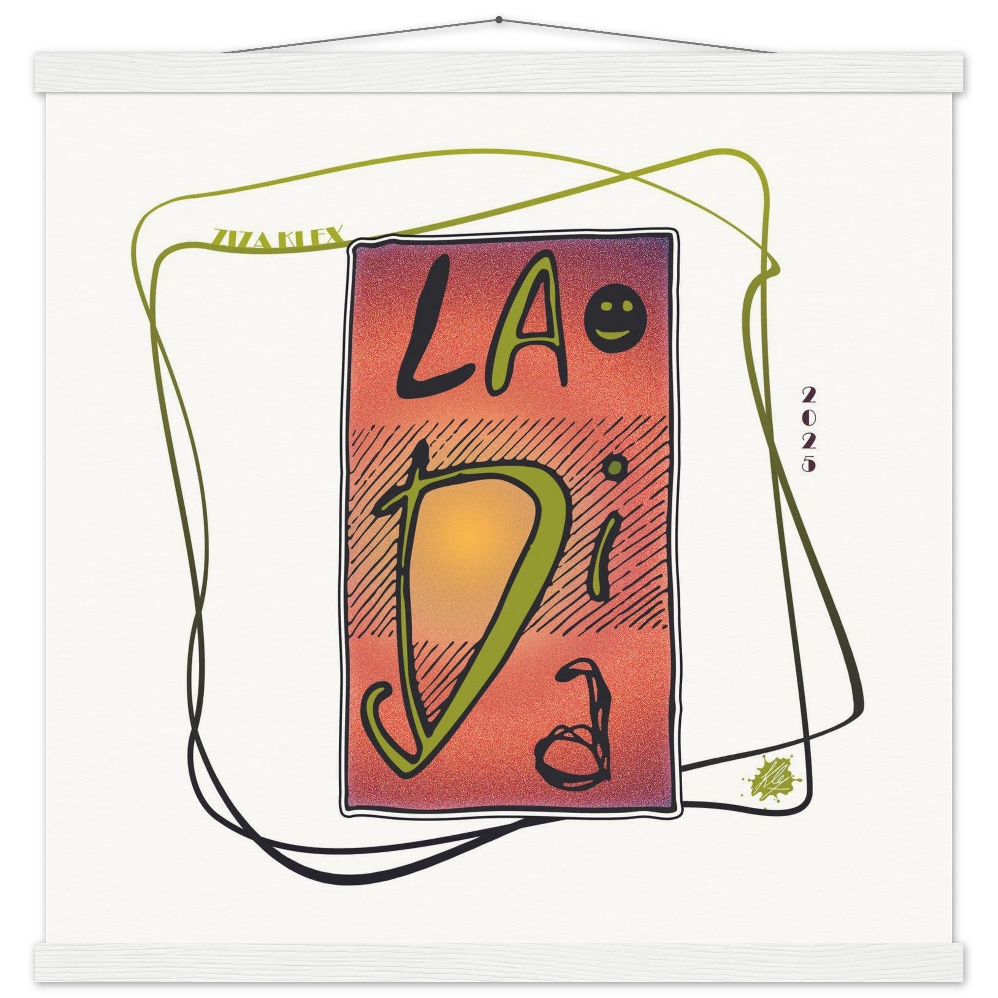 LA DI DA *fire red* - KLEX ART